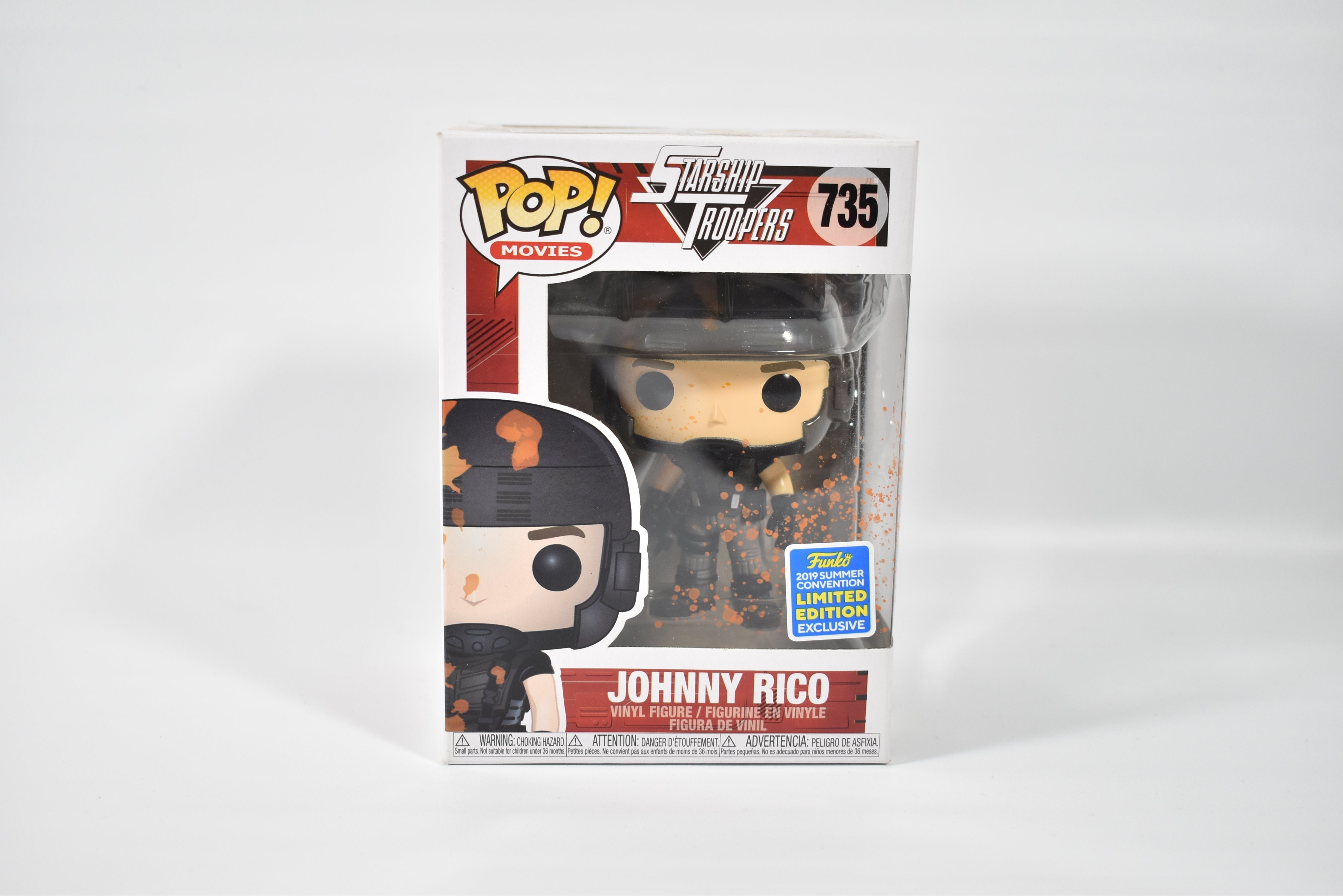 Pop Funko Vinyl Bobble Head Johnny Rico Star Ship Troopers 735