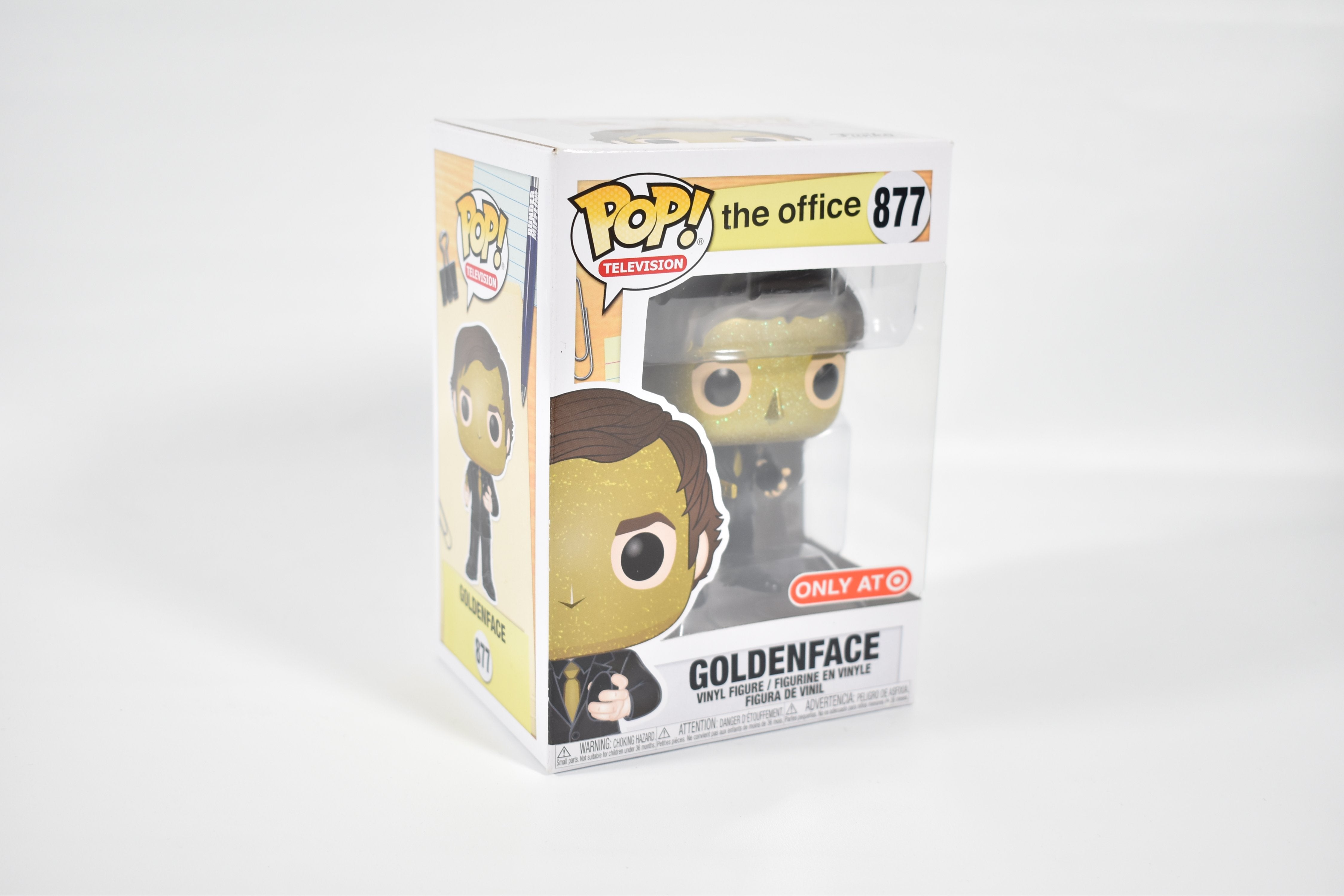 Pop Funko the office 877 golden face only at target