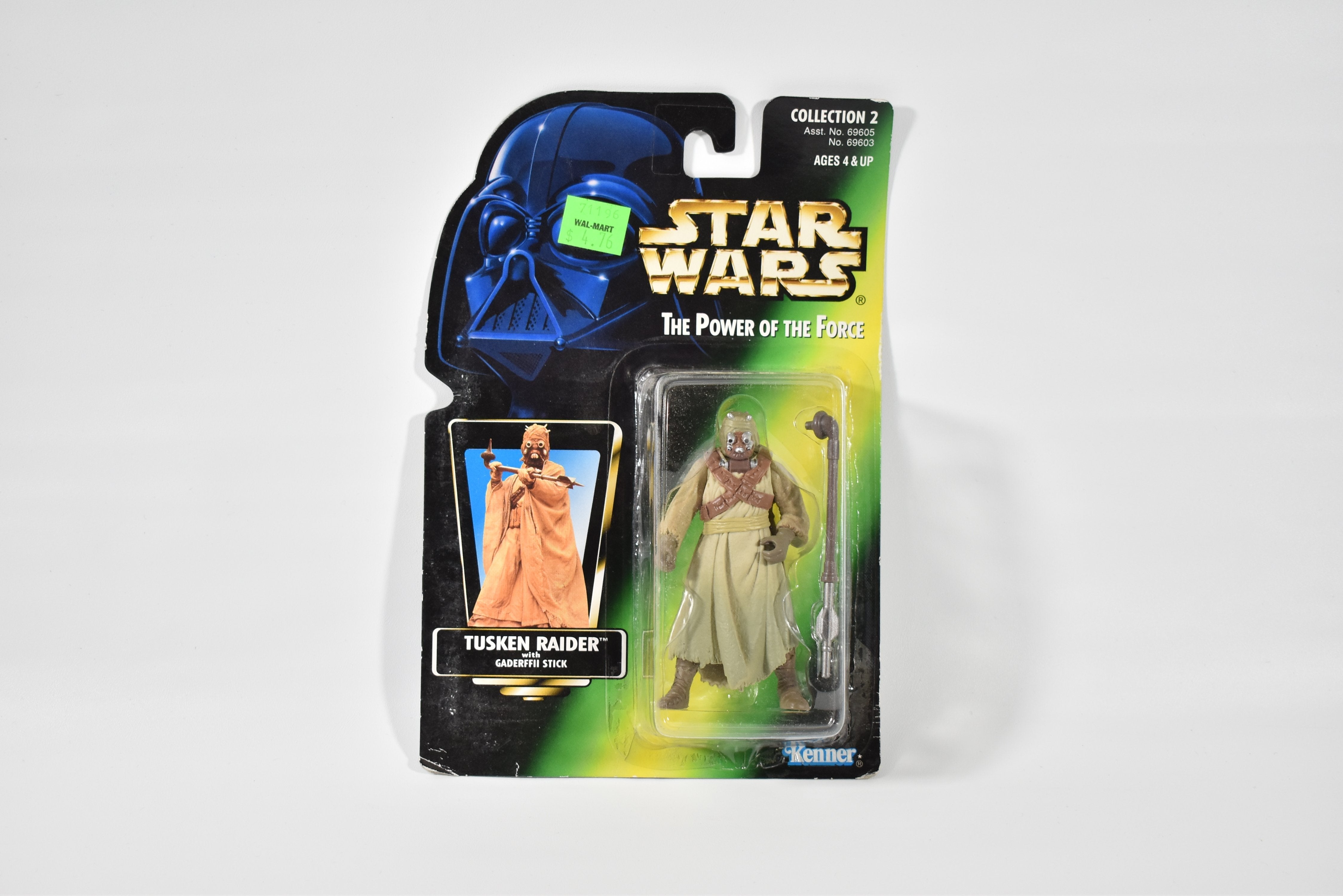 Star Wars Power of the Force Green Card Tusken Raider Kenner 1995