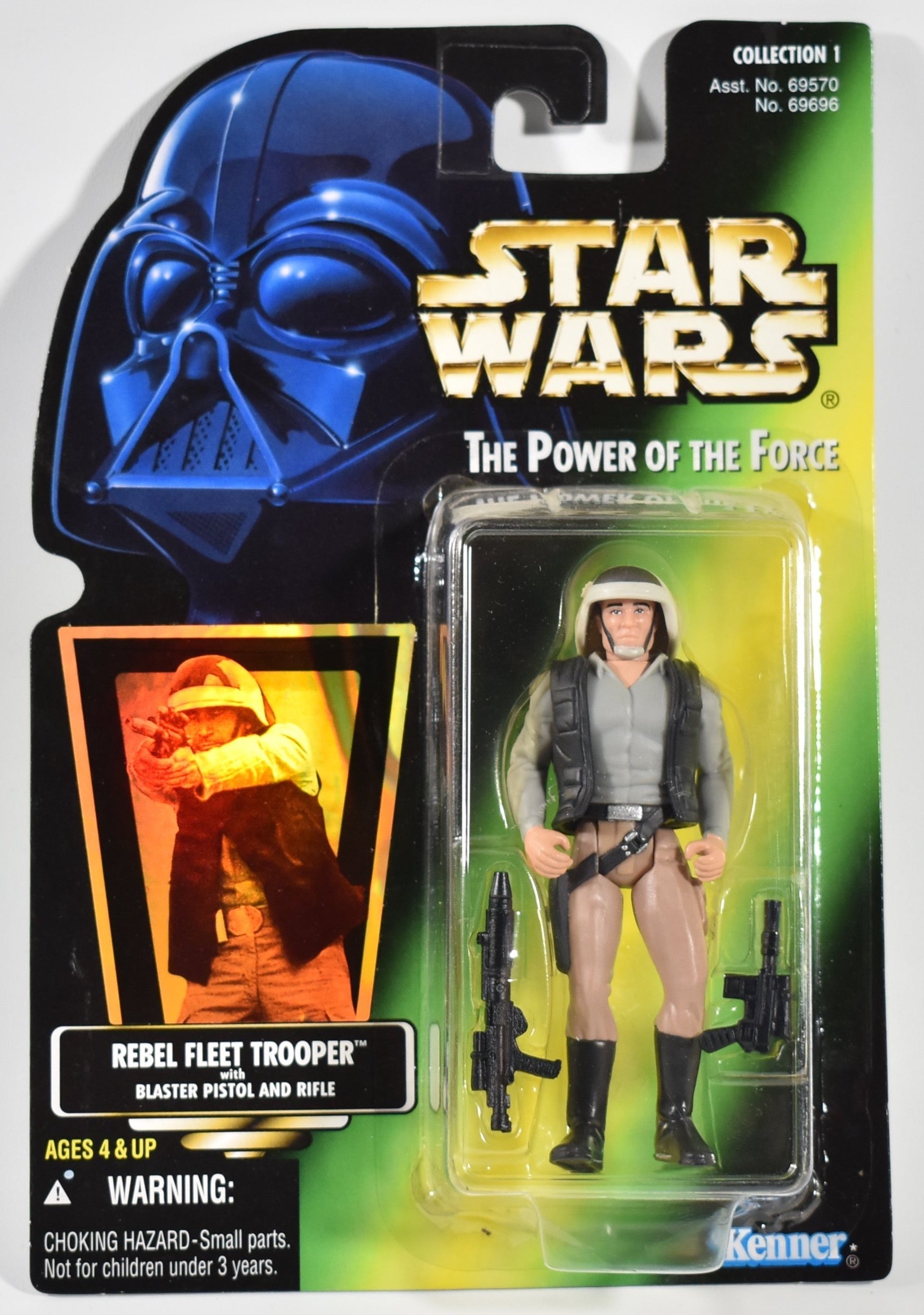 Star Wars Power of the force Green Card Rebel Fleet Trooper 1996