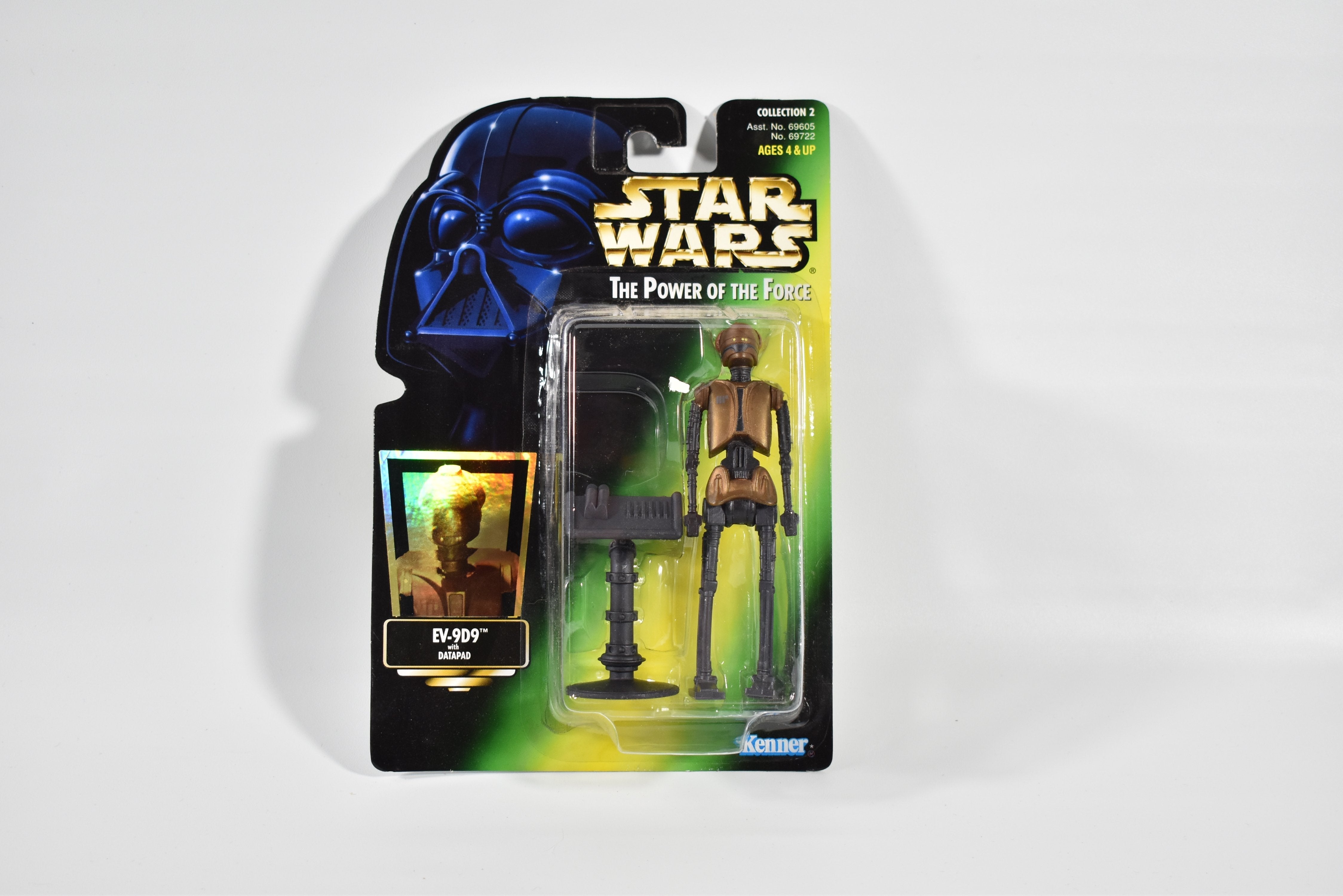 Star Wars Power of the force Green Card Ev-9D9 Data Pad 1996 kenner