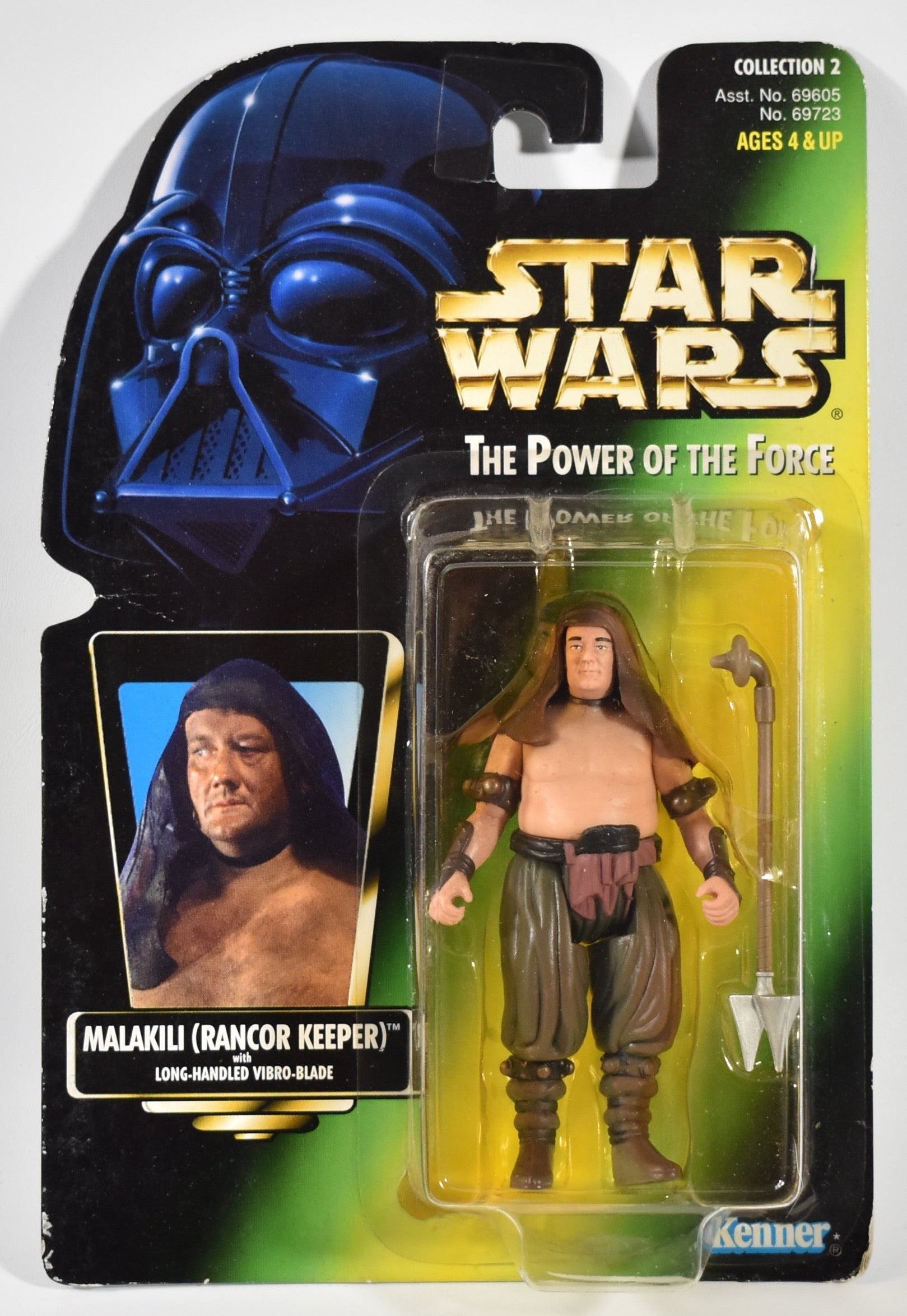 Star Wars Power of the Force Green Card Malakili Rancor Keeper