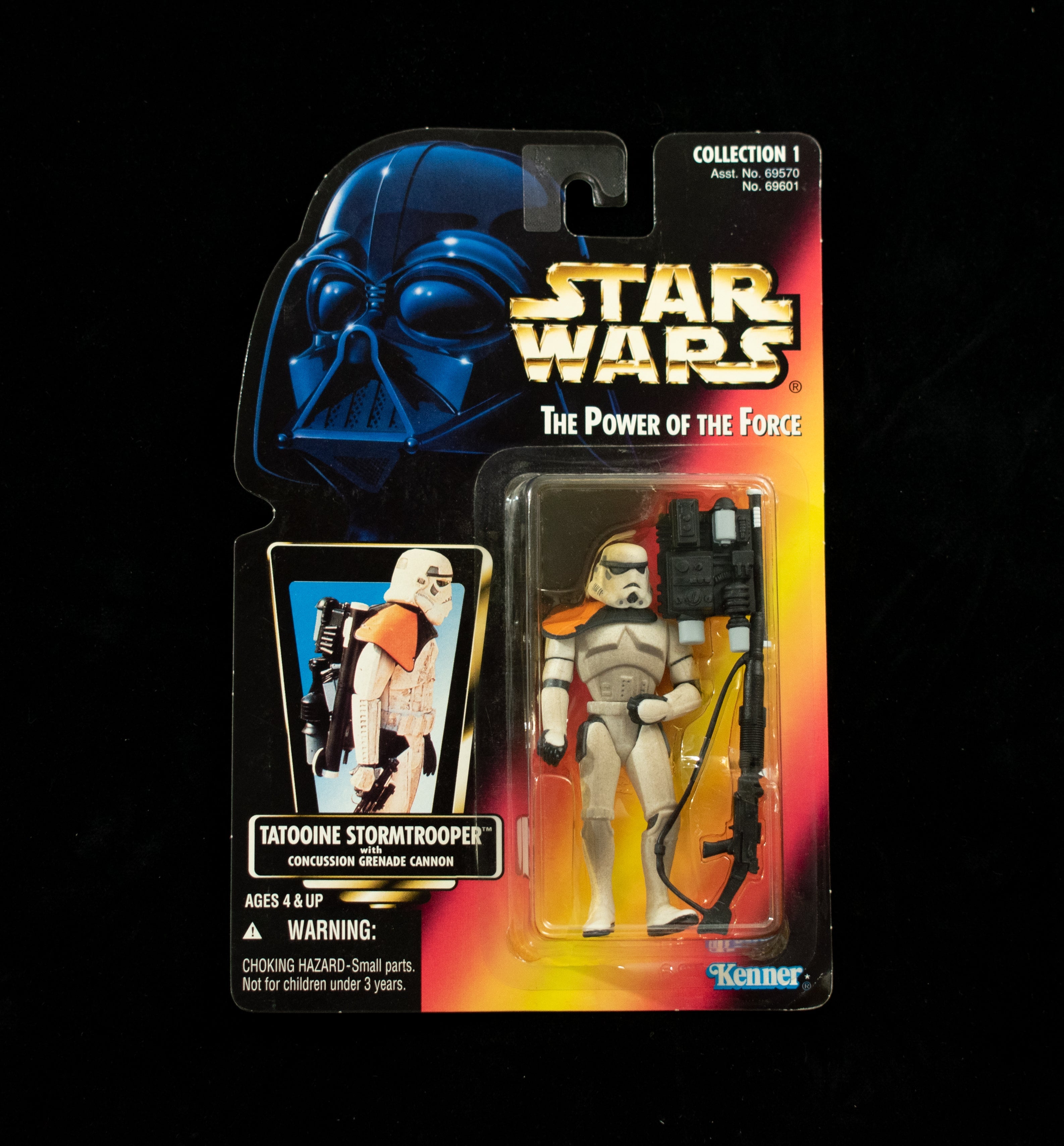 Star Wars power of the force orange card Tatooine StormTrooper Kenner Sealed NEW