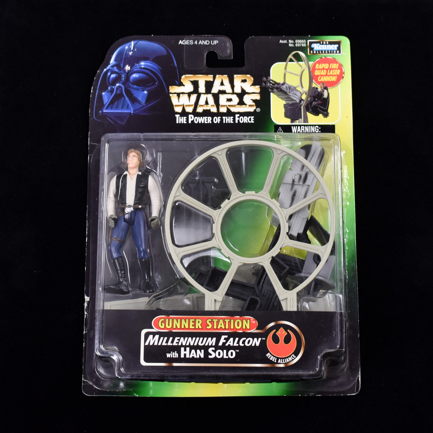 Power of the Force Gunner Station Han Solo Millennium Falcon Kenner 1997