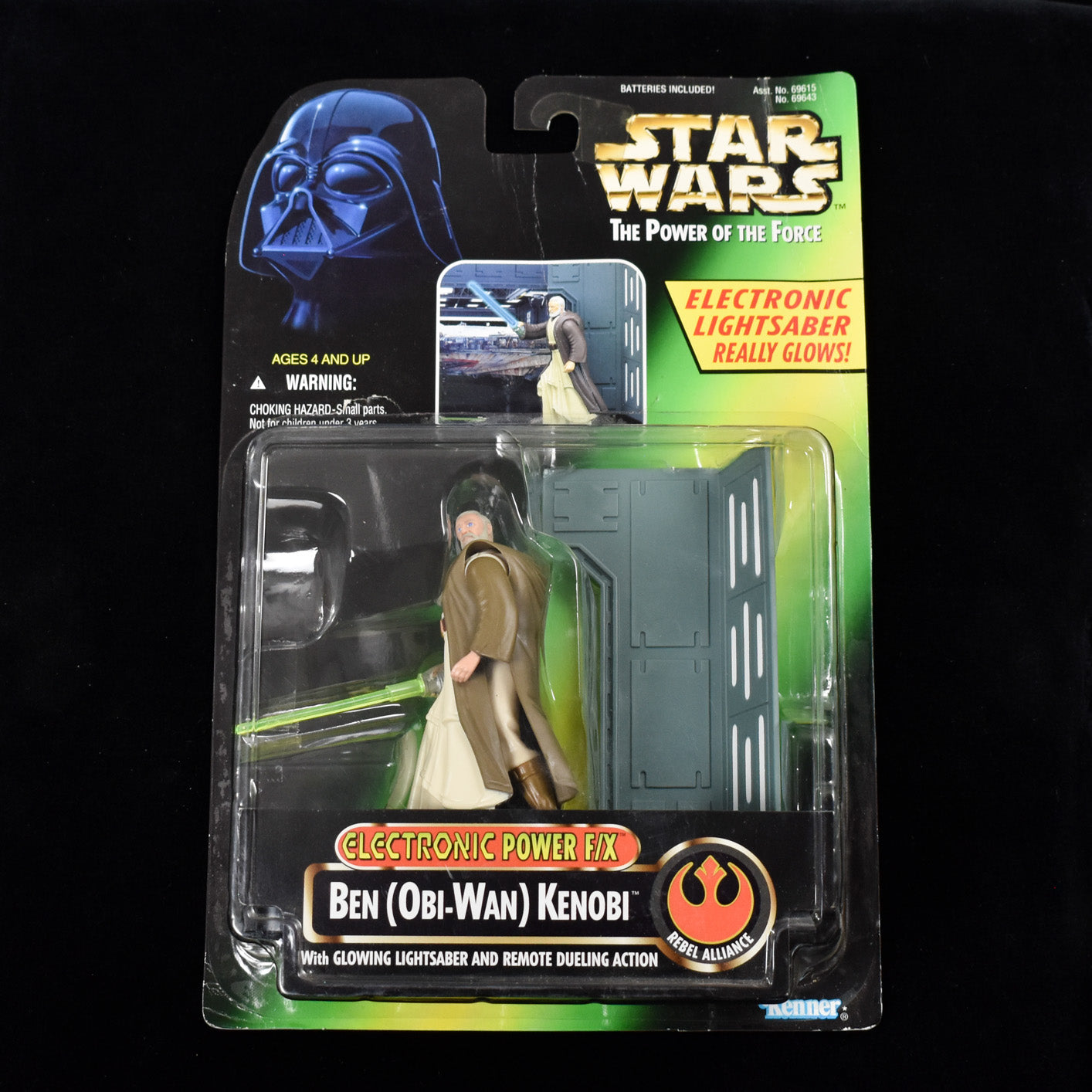 Star Wars Power of the force Action Figure Electronic Power Ben Obi Wan Kenobi 1