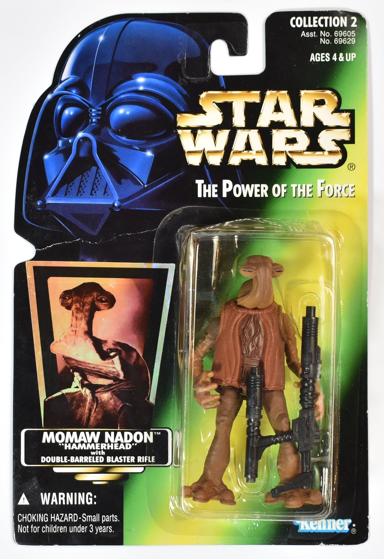 Star Wars Power of the Force Green Card Momaw Nadon Hammerhead