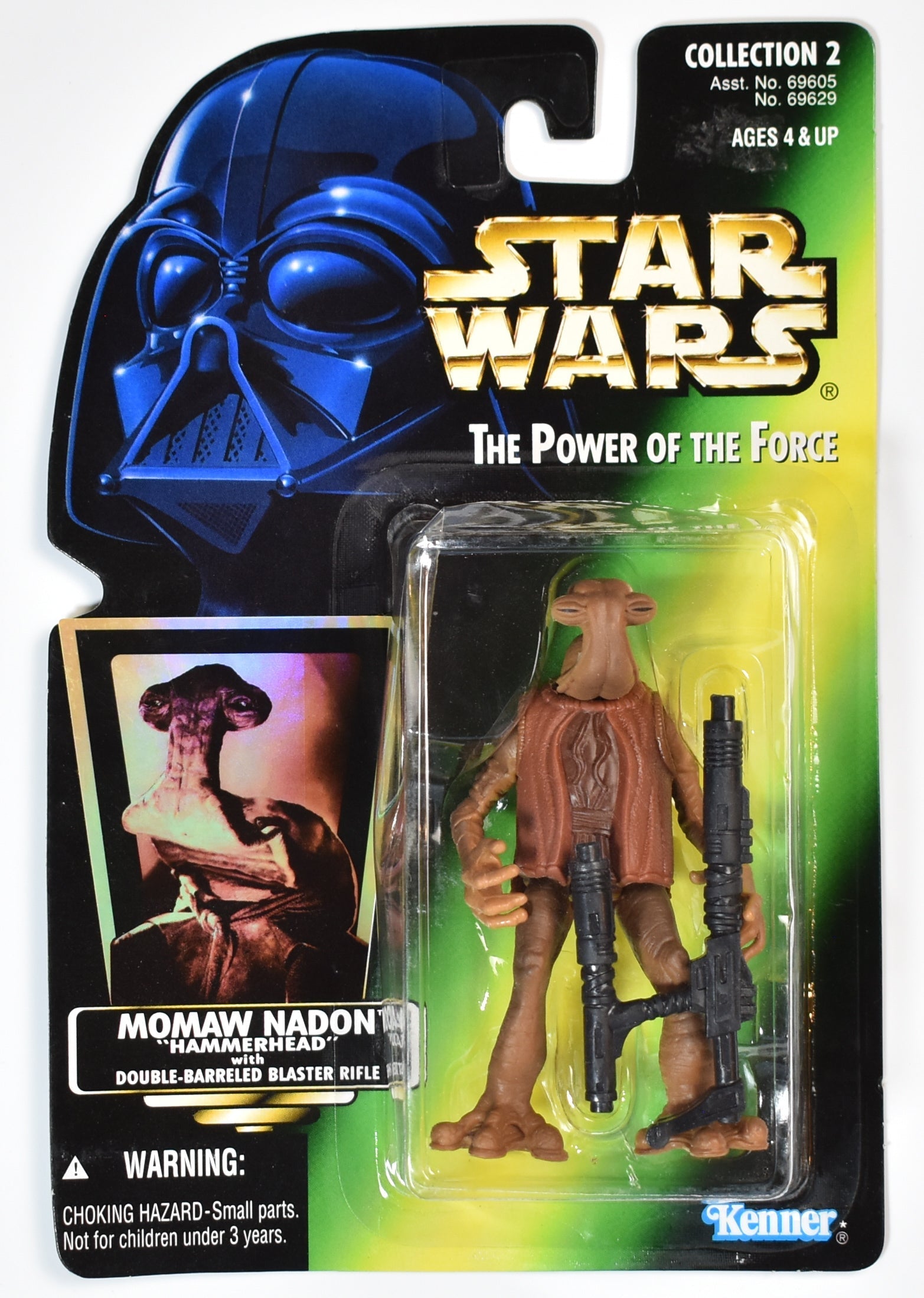 Star Wars Power of the Force Green Card Momaw Nadon Hammerhead 2