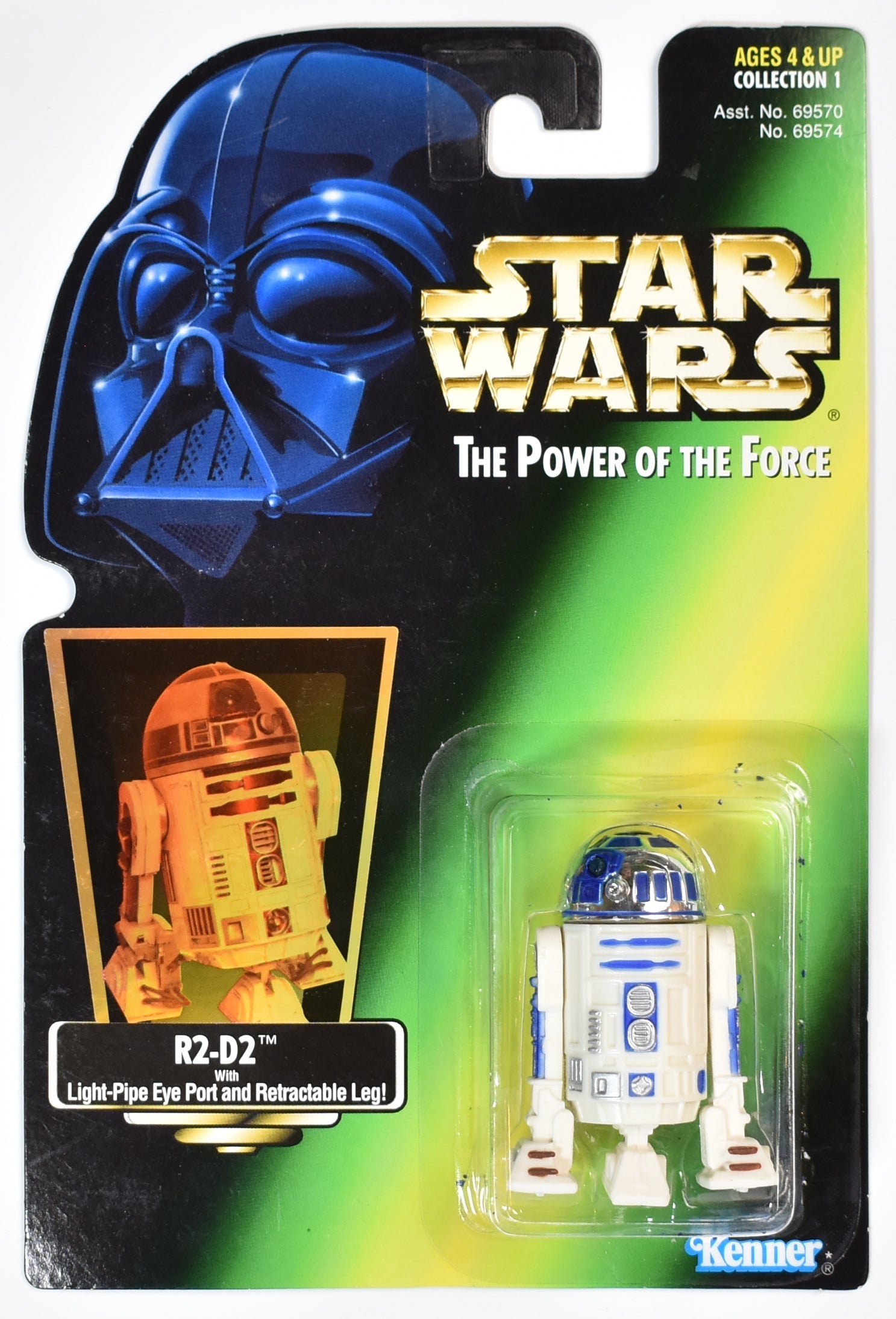 Star Wars Power of the force Green Card R2 - D2 1997