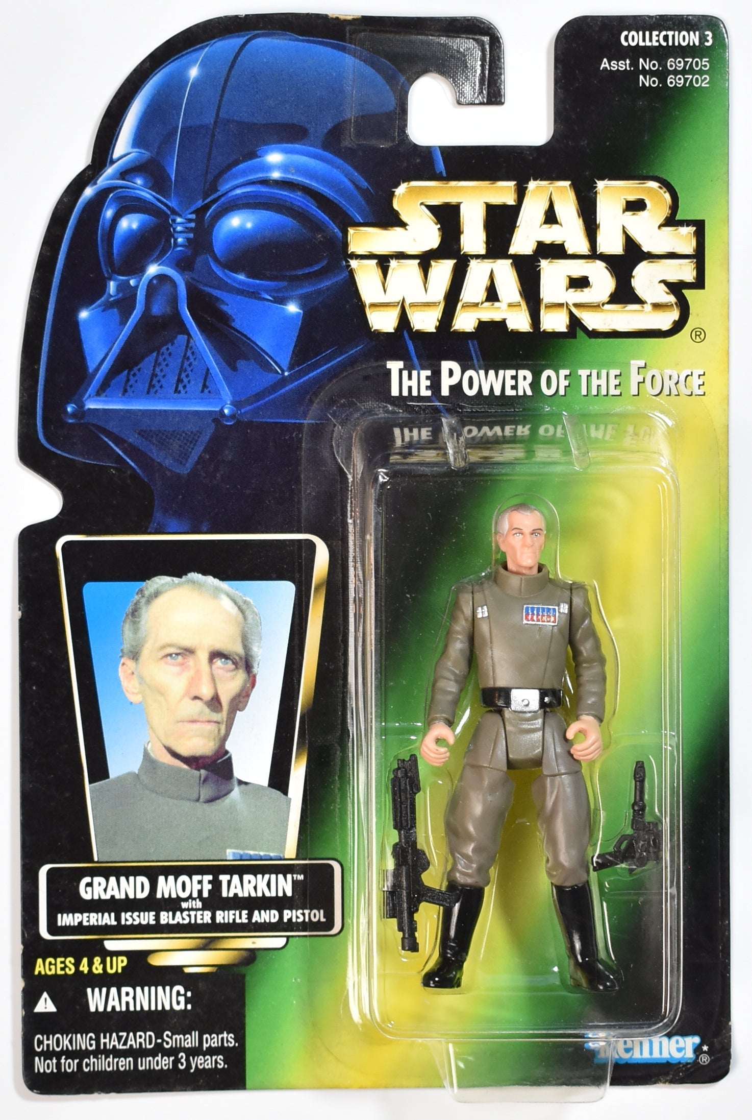 Star Wars Power of the force Green Card Grand Moff Tarkin 1996 Kenner JAPAN