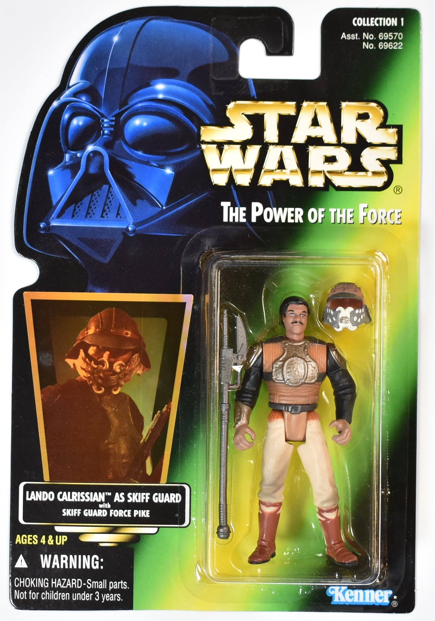 Star Wars Power of the force Green Card Lando Calrissian Skiff Guard