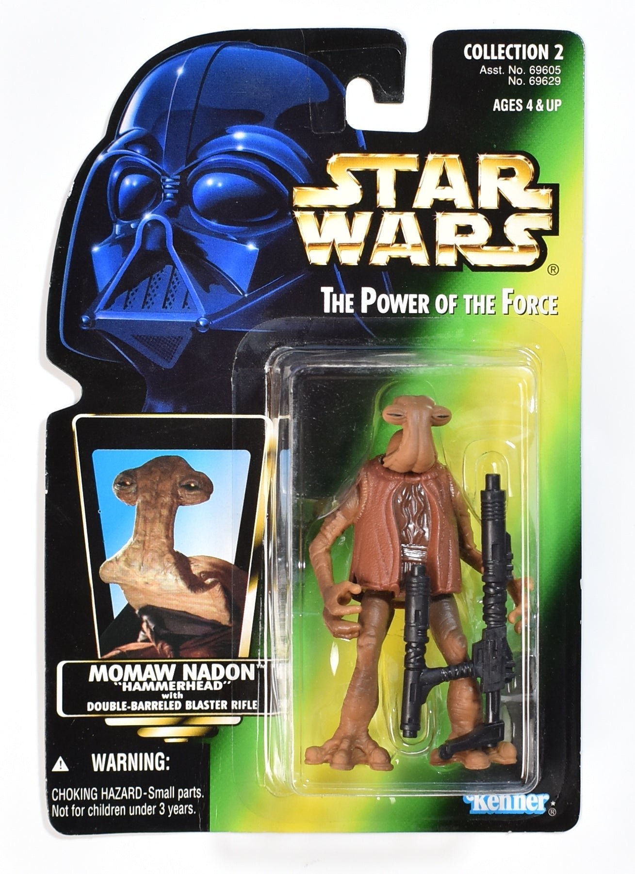 Star Wars Power of the Force Green Card Momaw Nadon Hammerhead 5