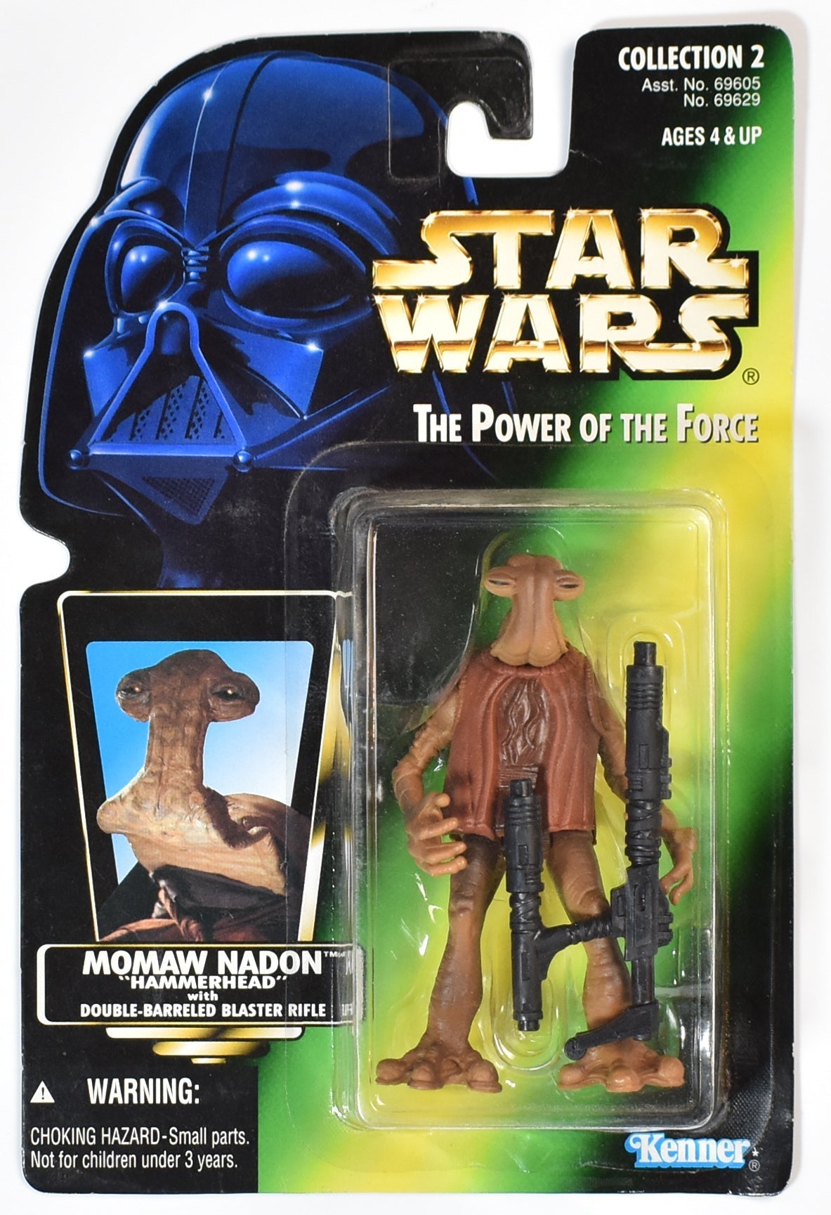 Star Wars Power of the Force Green Card Momaw Nadon Hammerhead 1