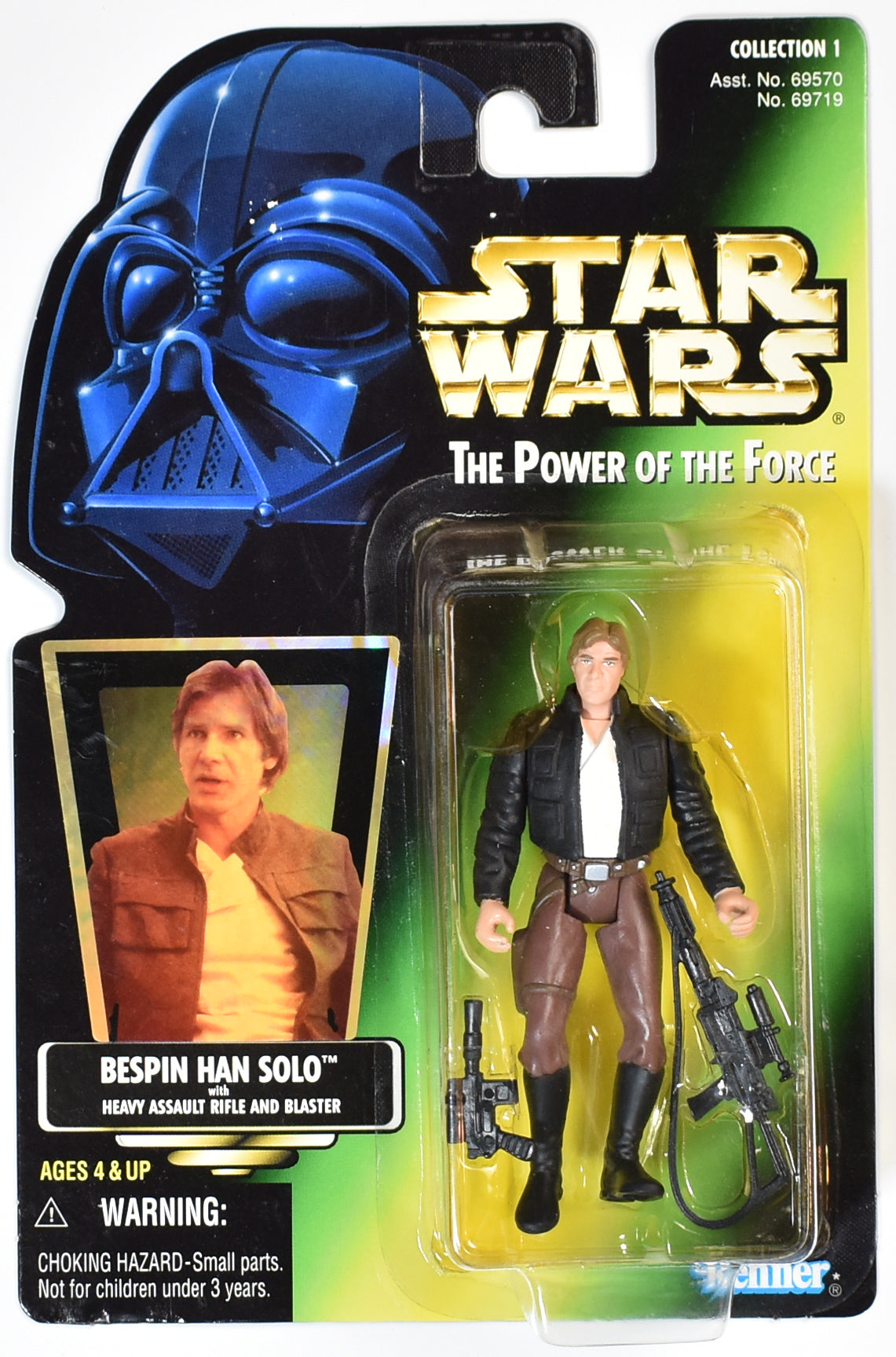 Star Wars Power of the Force Green Card Han Solo Bespin