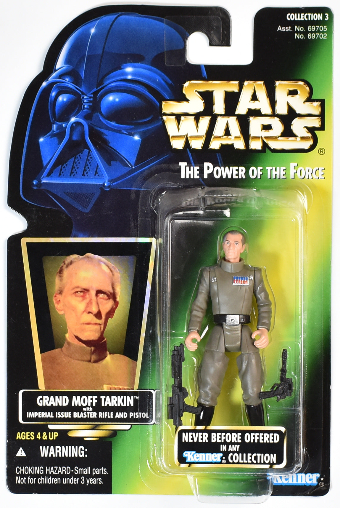 Star Wars Power of the force Green Card Grand Moff Tarkin 1997