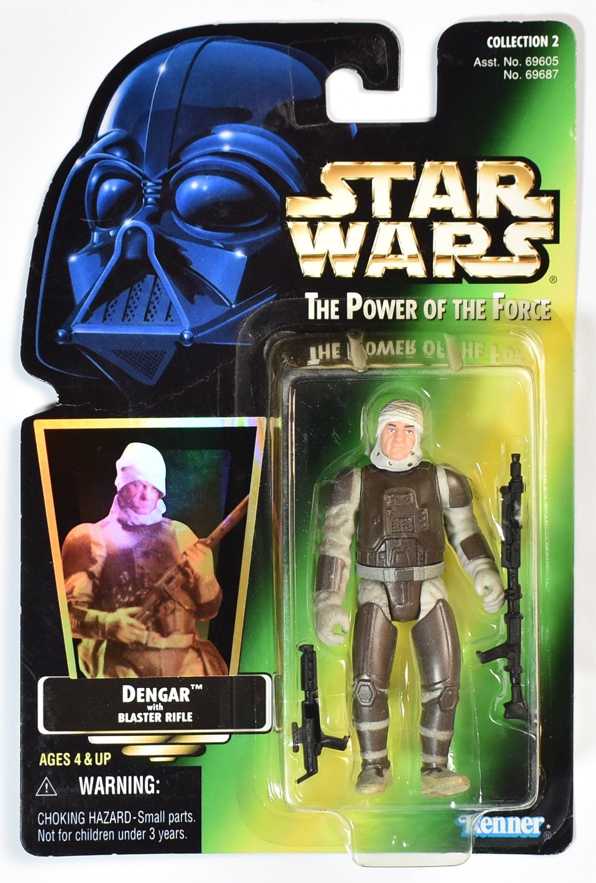 Star Wars Power of the force Green Card Dengar Kenner