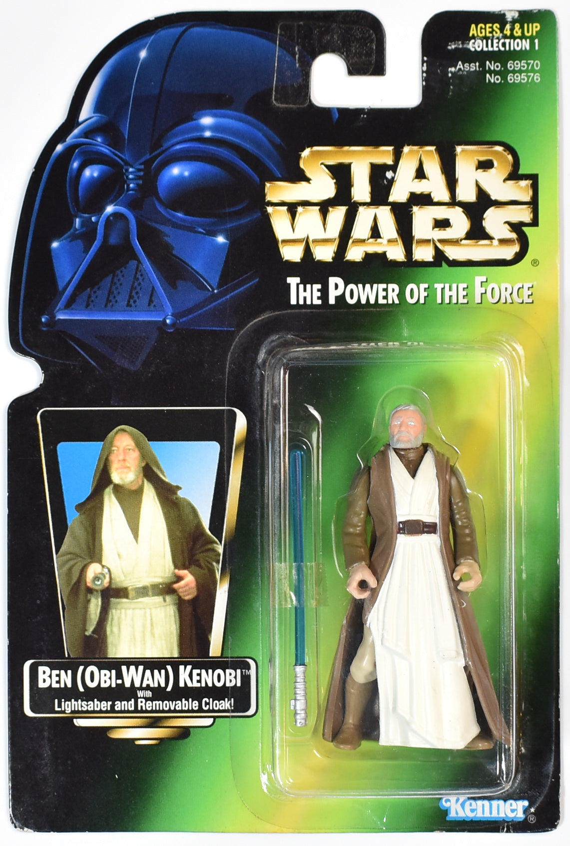 Star Wars Power of the force Green Card Obie Wan Kenobi Ben JAPAN 1995