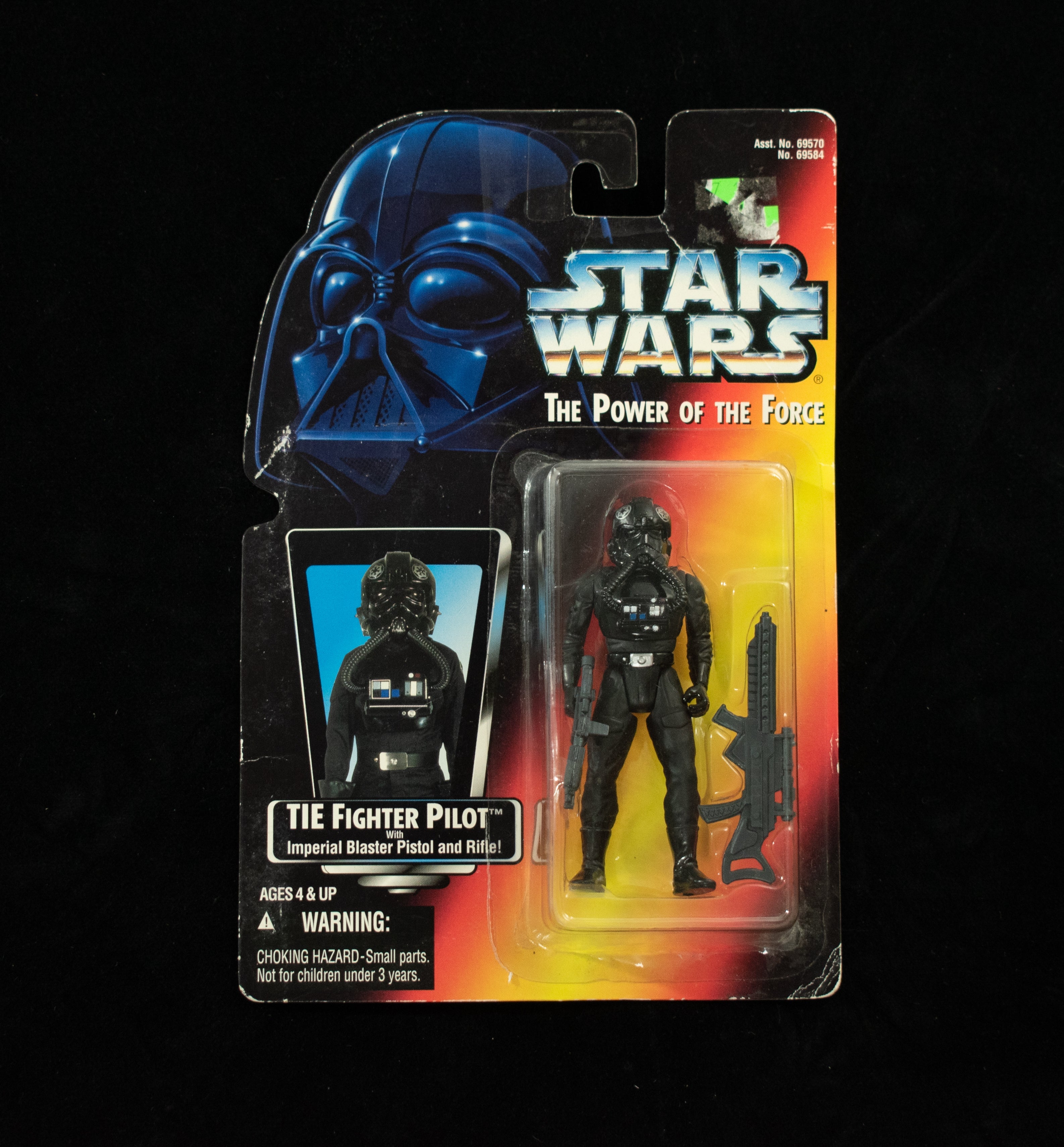 Star Wars Power Of the Force Orange Card Tie Fighter Pilot 1995