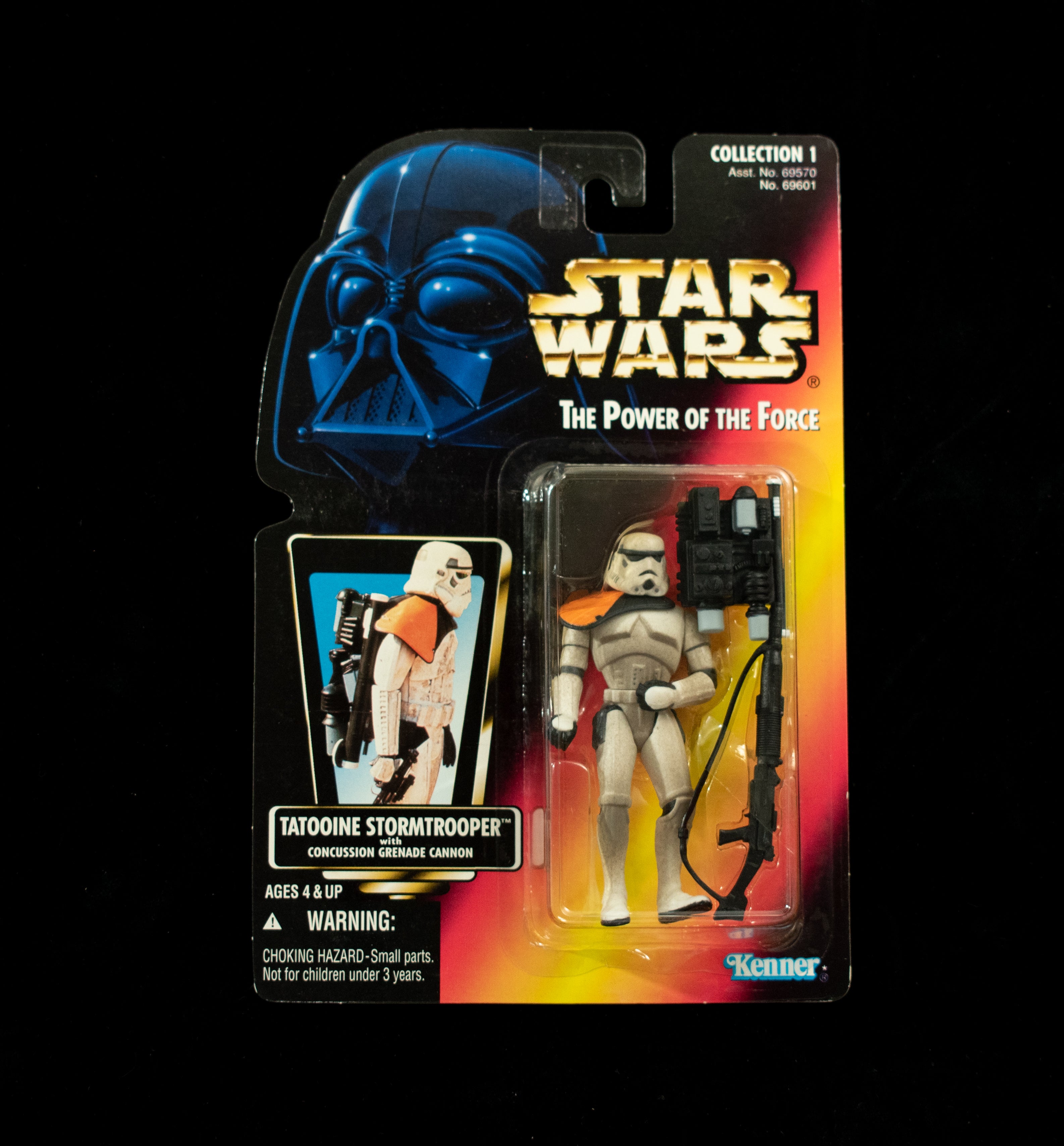 Star Wars Power Of the Force Orange Card Tatooine Stormtrooper 1995 Orange Card
