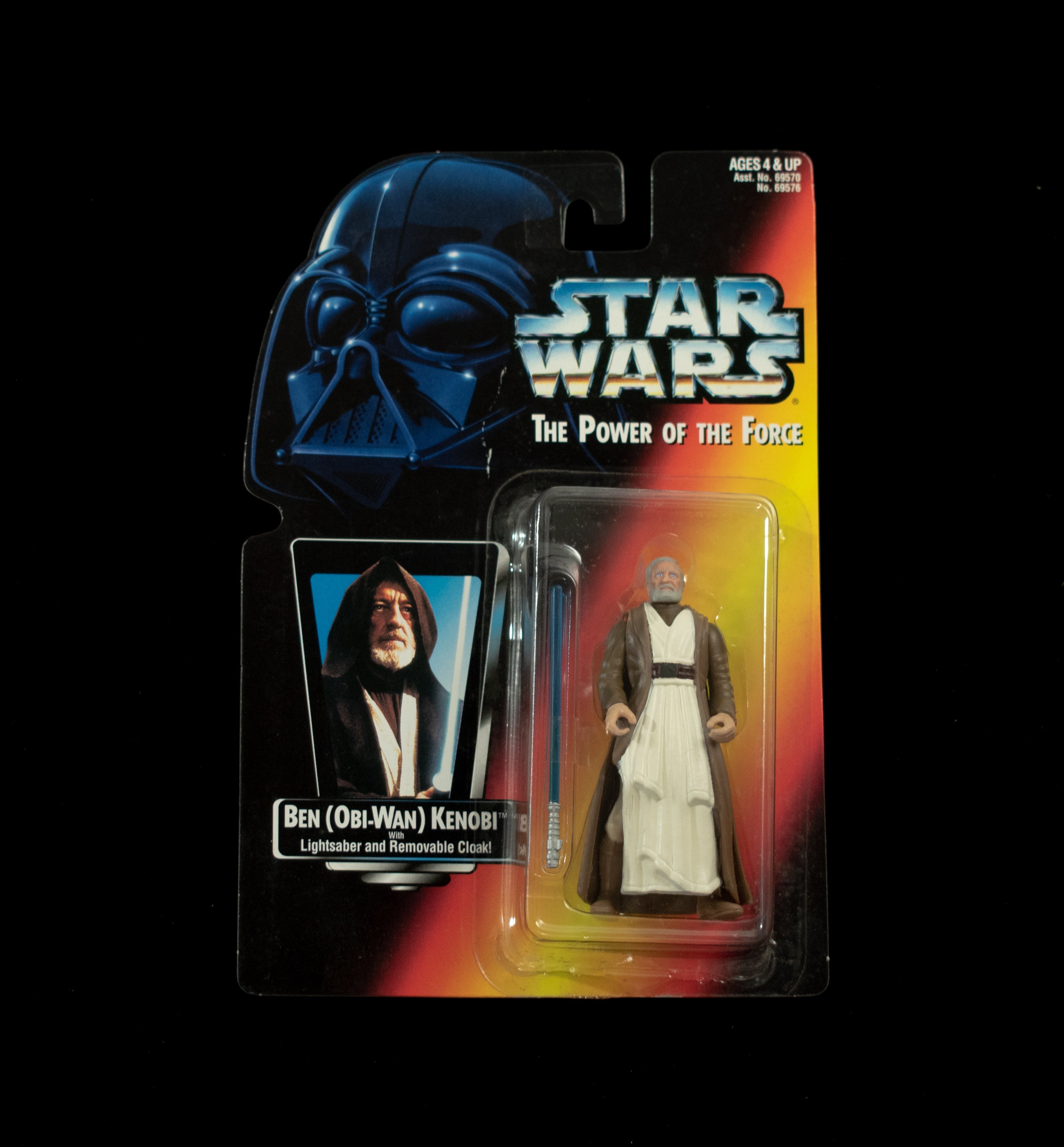 Star Wars Power of the Force Orange Card Obi Wan Kenobi Short Sword