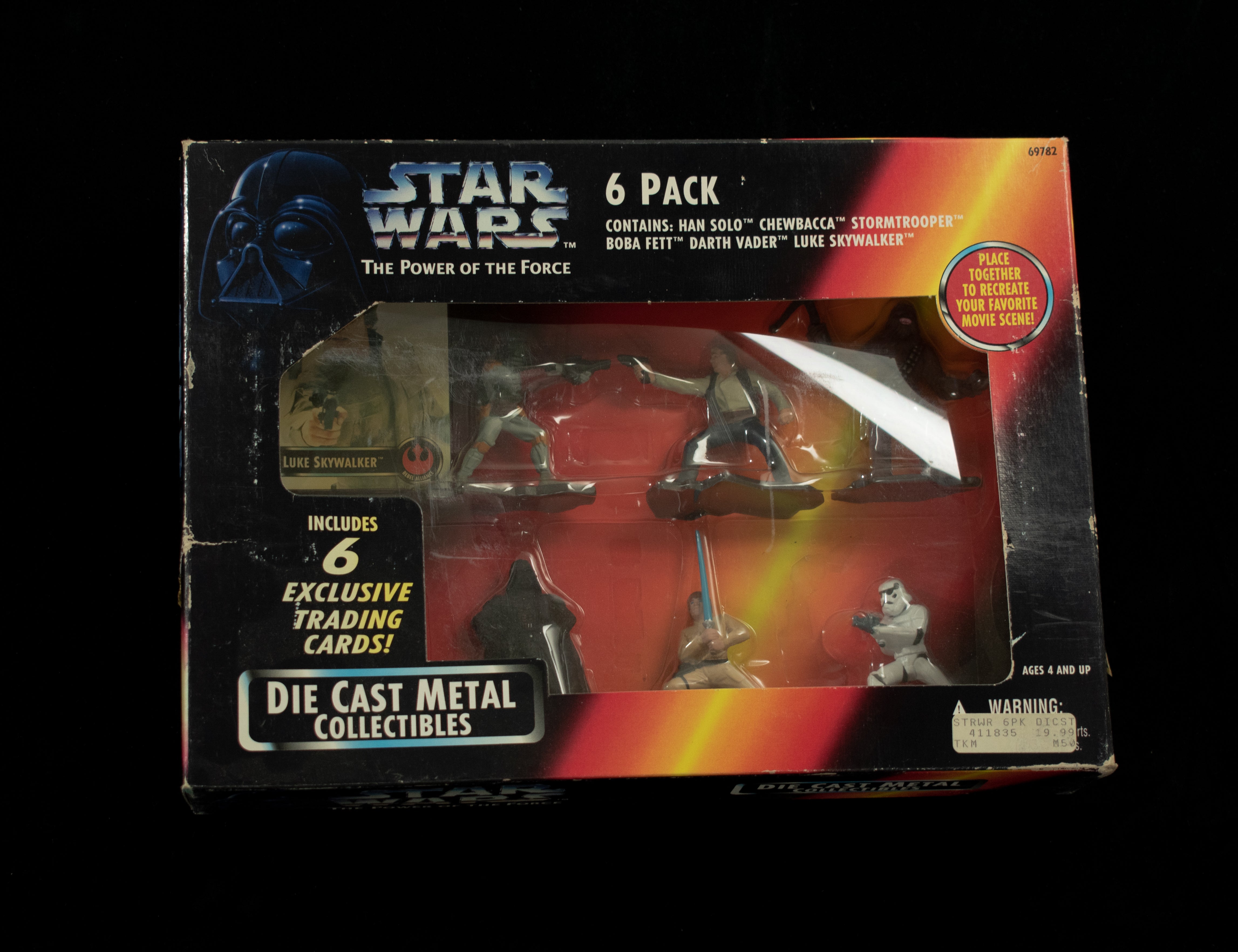 Star Wars The Power of the Force 6 Pack Die cast Metal Collectibles