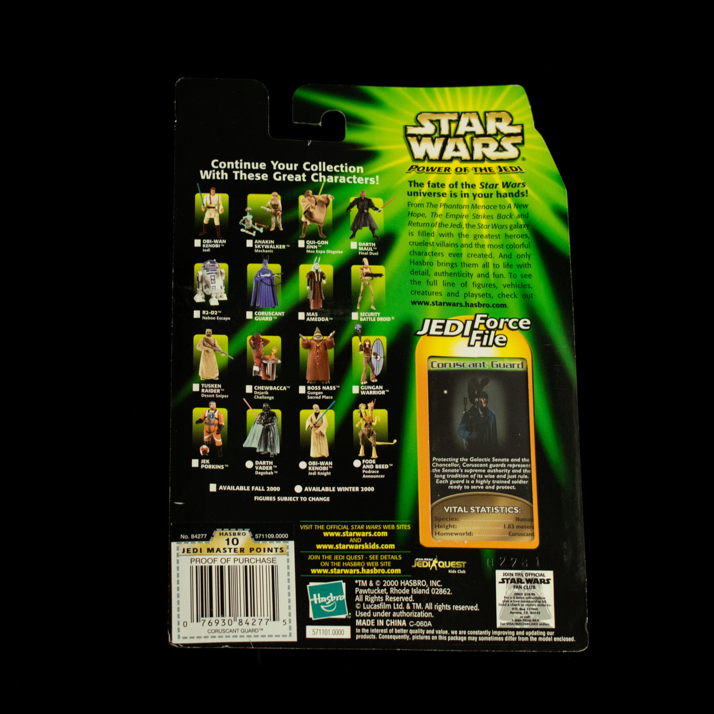 Star Wars Power of the Jedi Action Figure Coruscant Guard