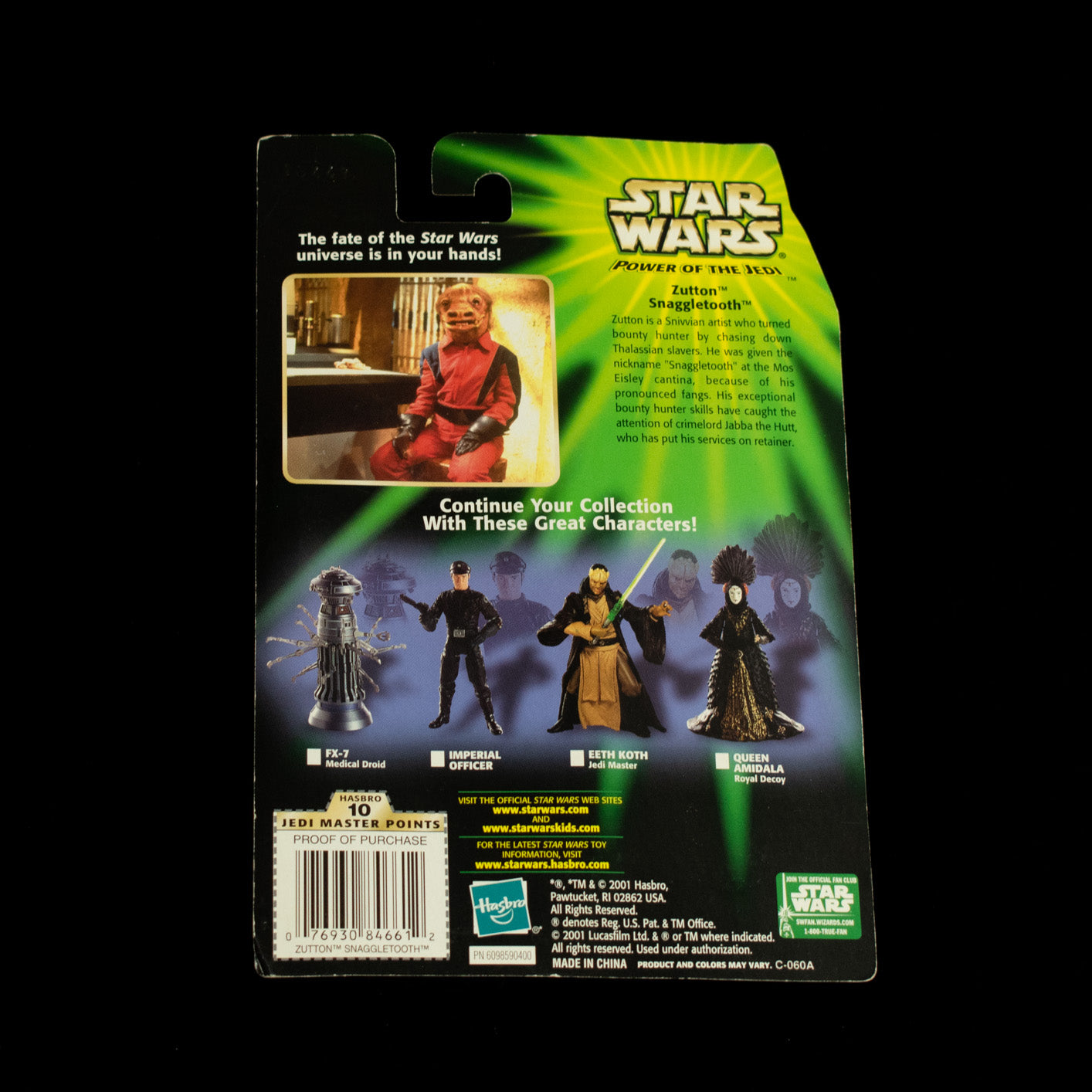 Star Wars Power of the Jedi Action Figure Zutton Snaggletooth