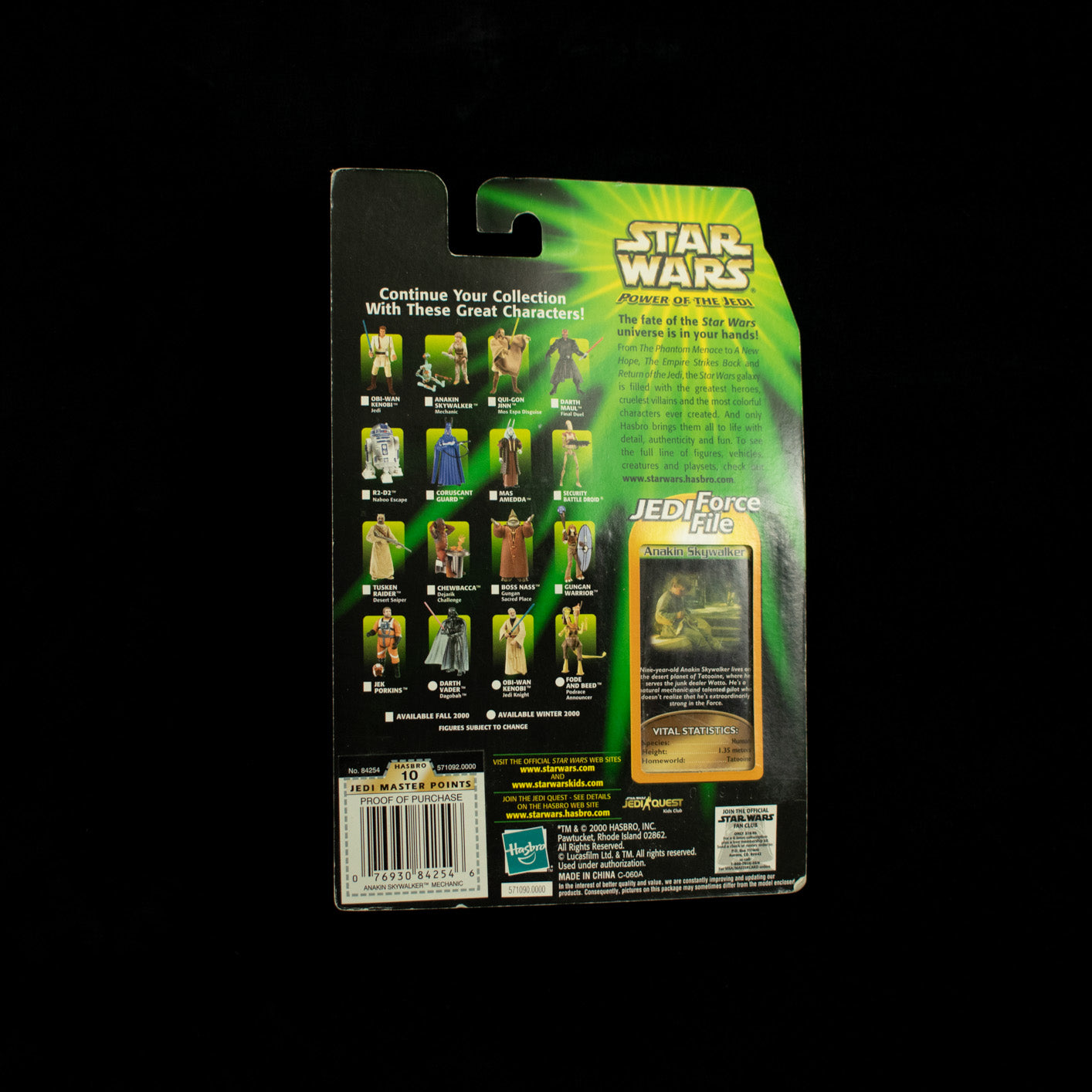Star Wars Power of the Jedi Action Figure Anakin Mechanic