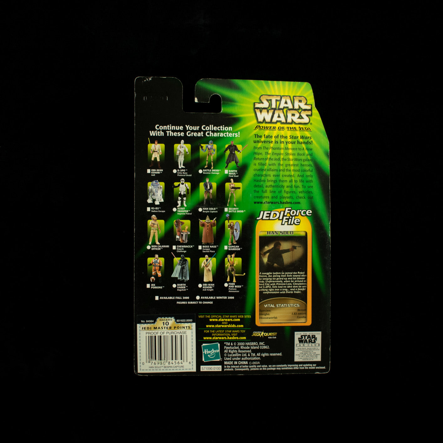 Star Wars Power of the Jedi Action Figure Han Solo