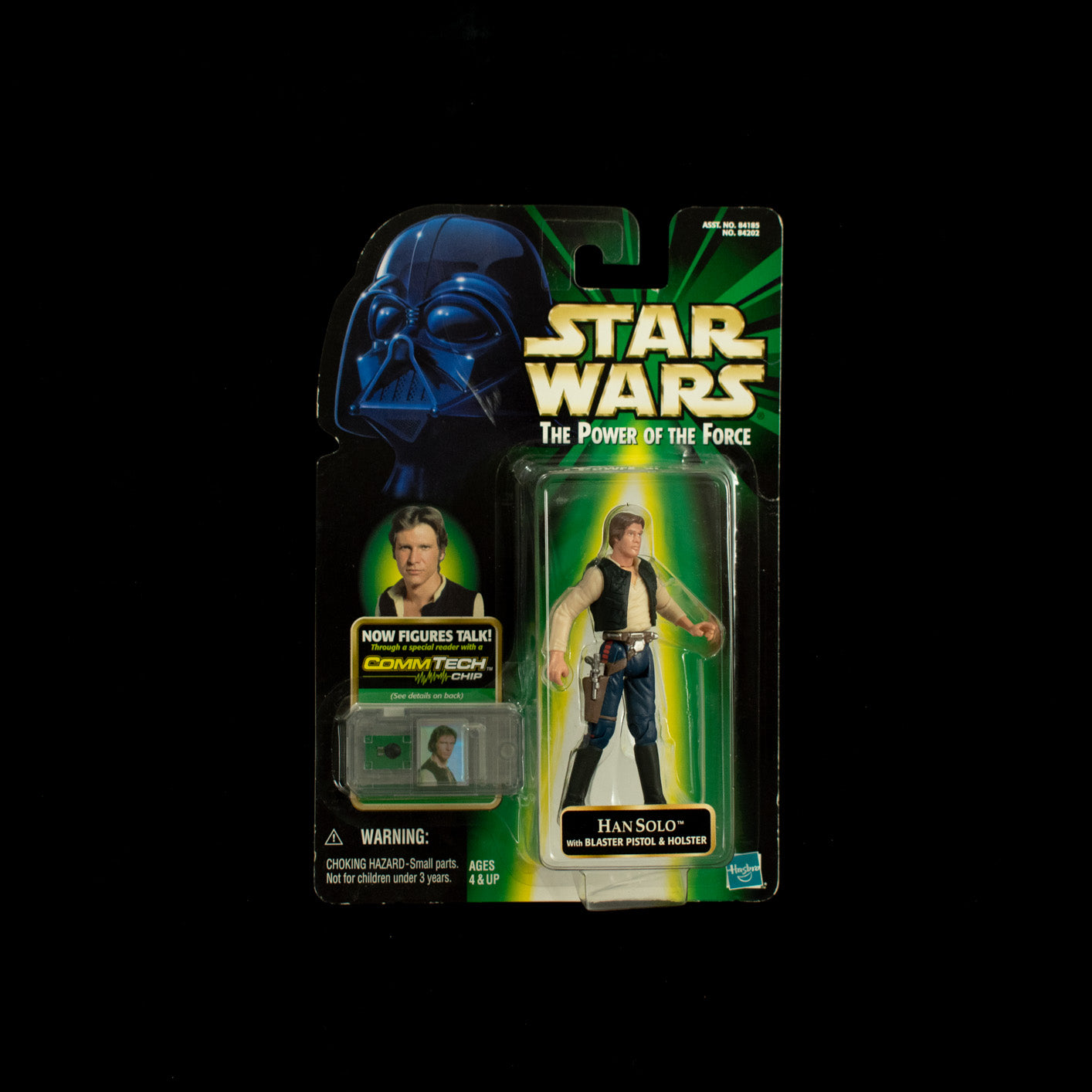 Star Wars Power of the Force Comm Tech Chip Han Solo