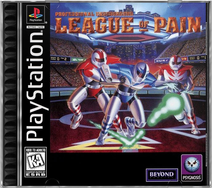 Professional Underground League of Pain PS1 Sony Playstation 1 Used Video Game