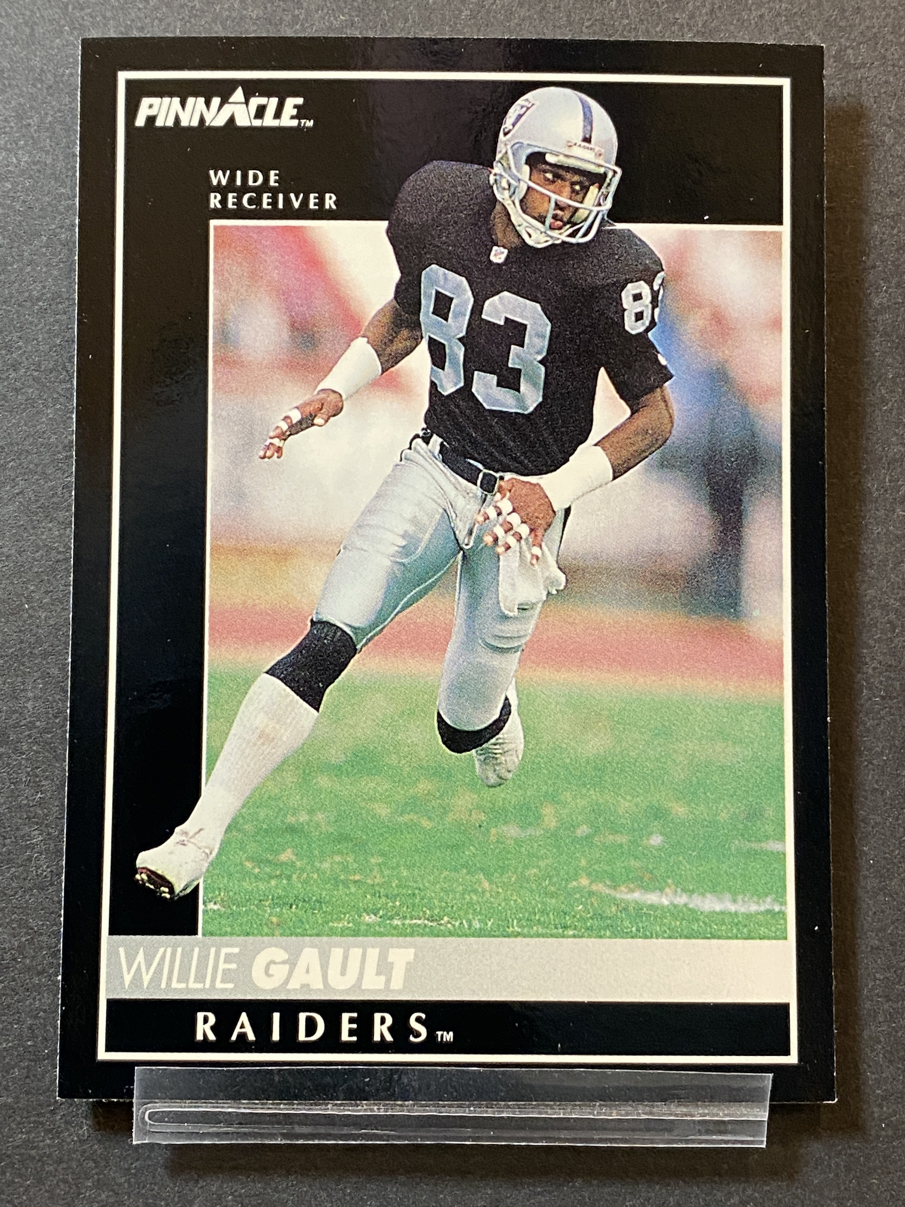 Willie Grant 288 1992 Pinnacle Football Card Las Vegas Raiders