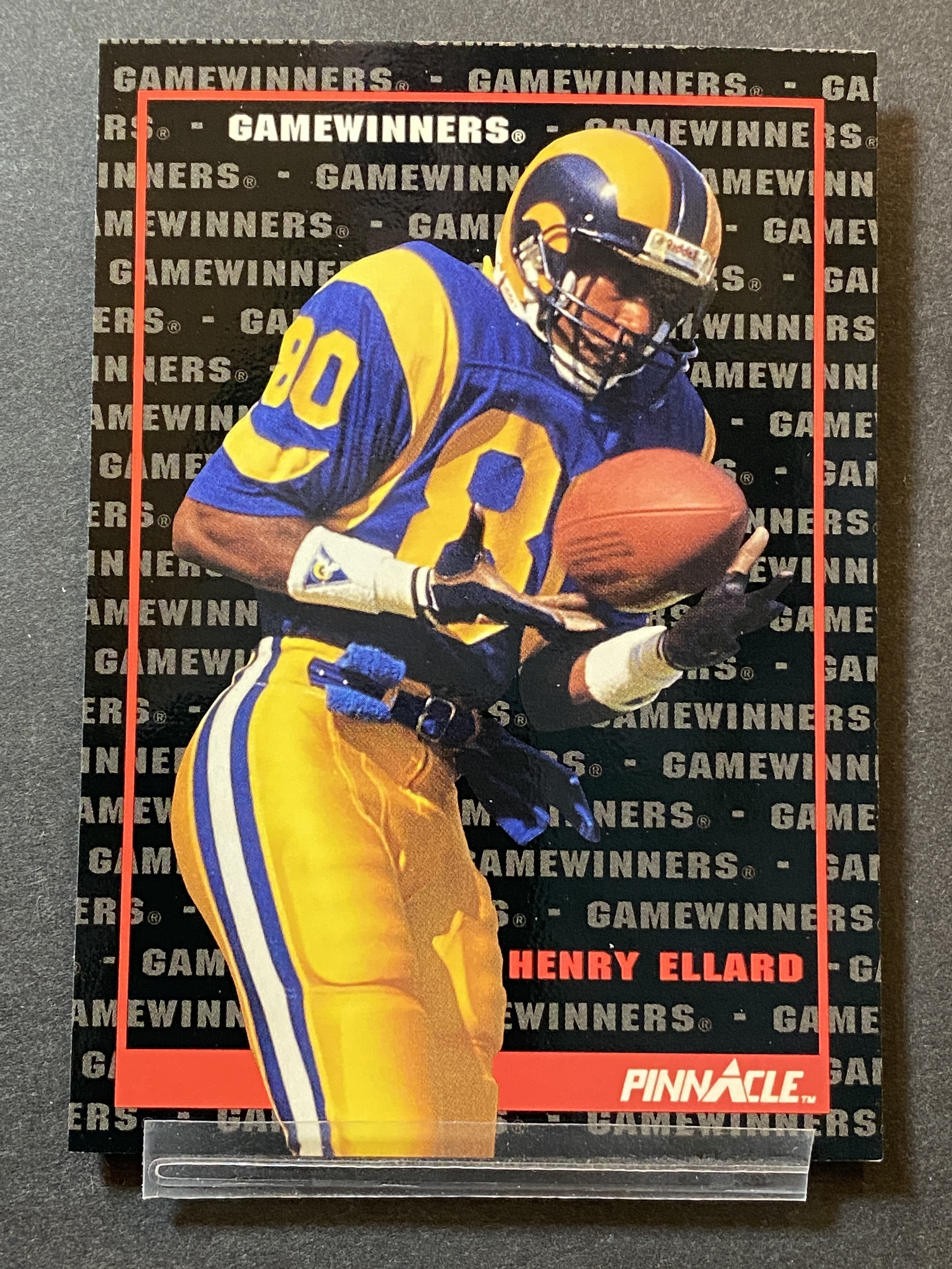 Henry Ellard Pinnacle Football Card Rams