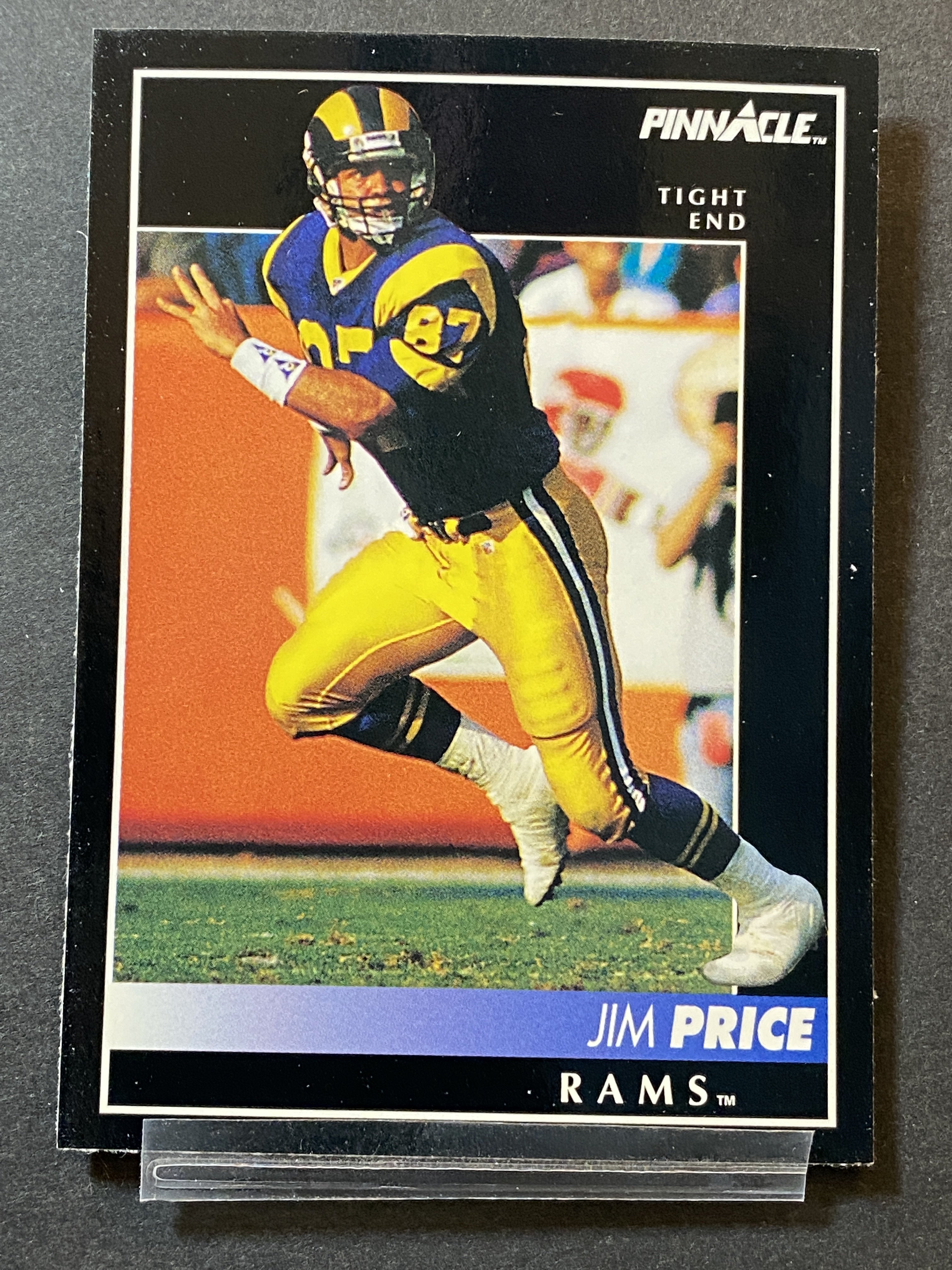Jim Price Pinnacle Football Card Rams