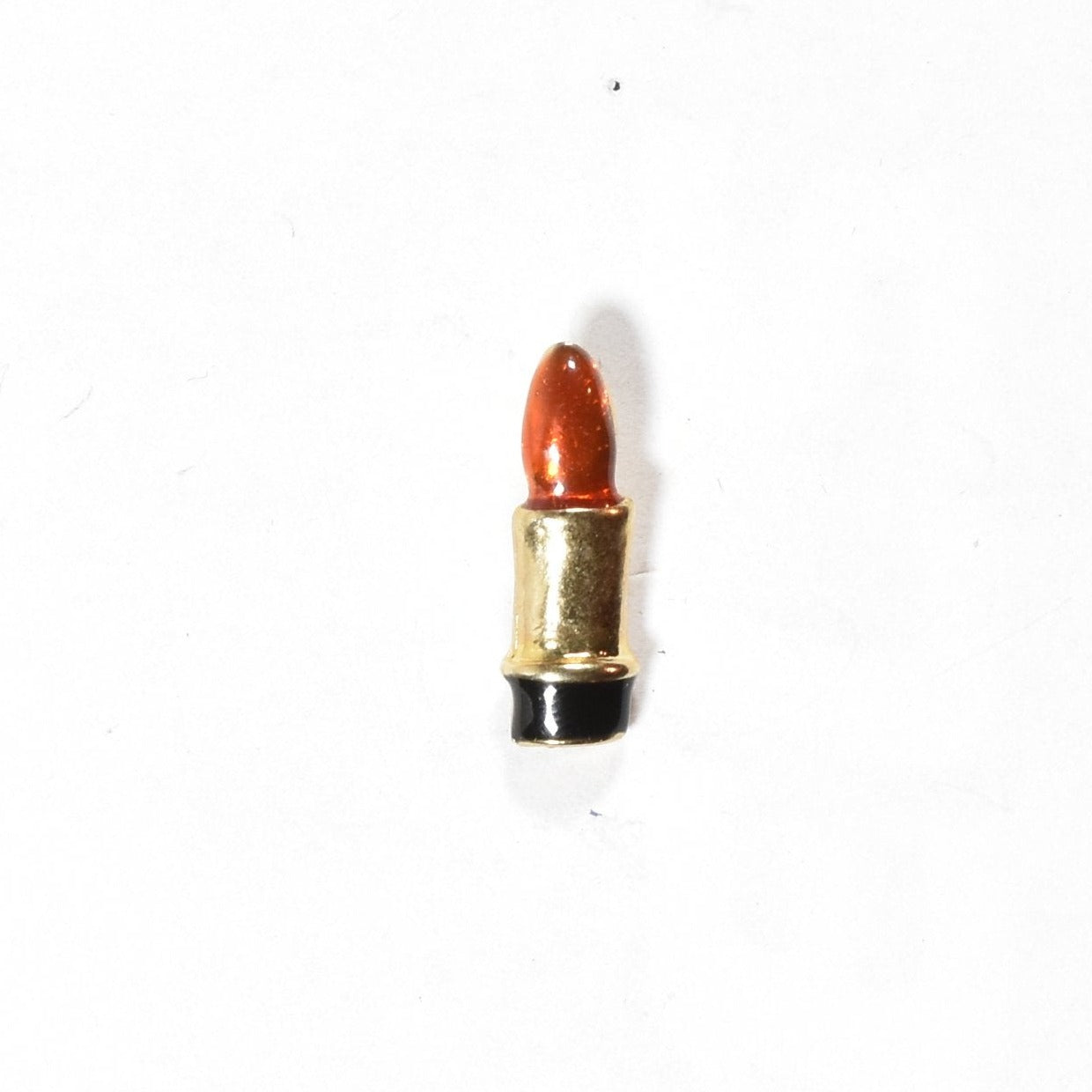 Lip Stick Button pin used red lipstick sweatshirt pin