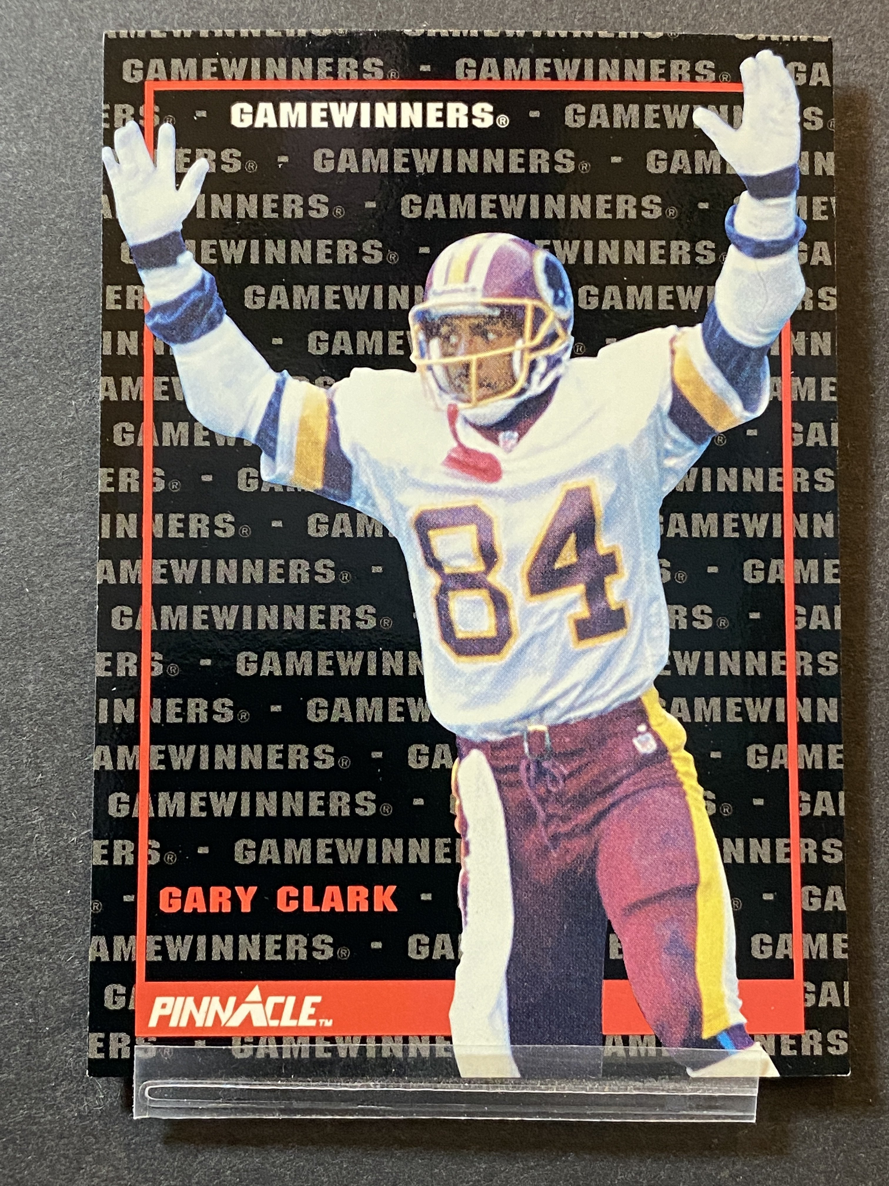 Gary Clark 1992 Pinnacle Football Card Washington Football Team