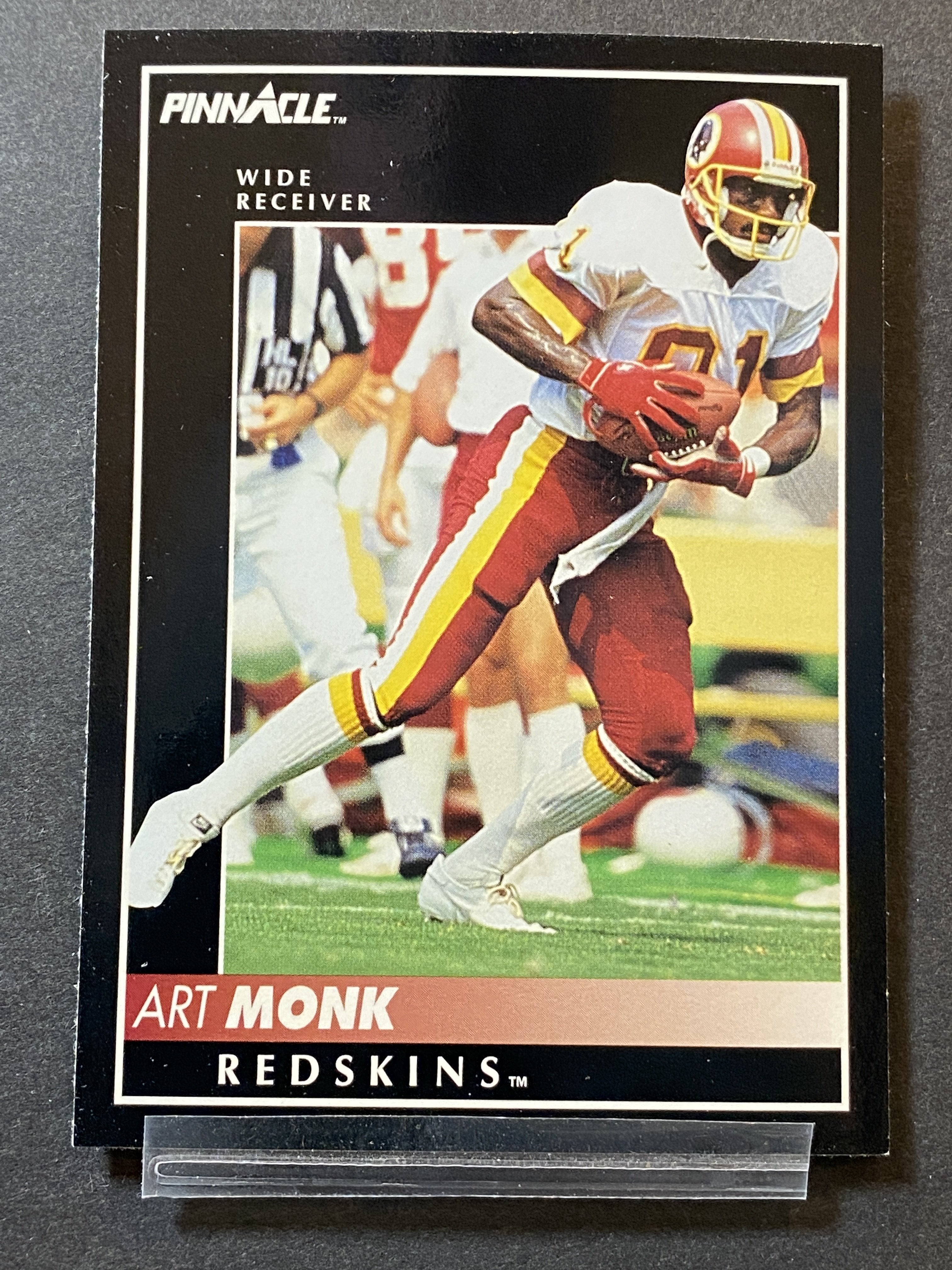 Art Monk 1992 Pinnacle Football Card Washington Football Team