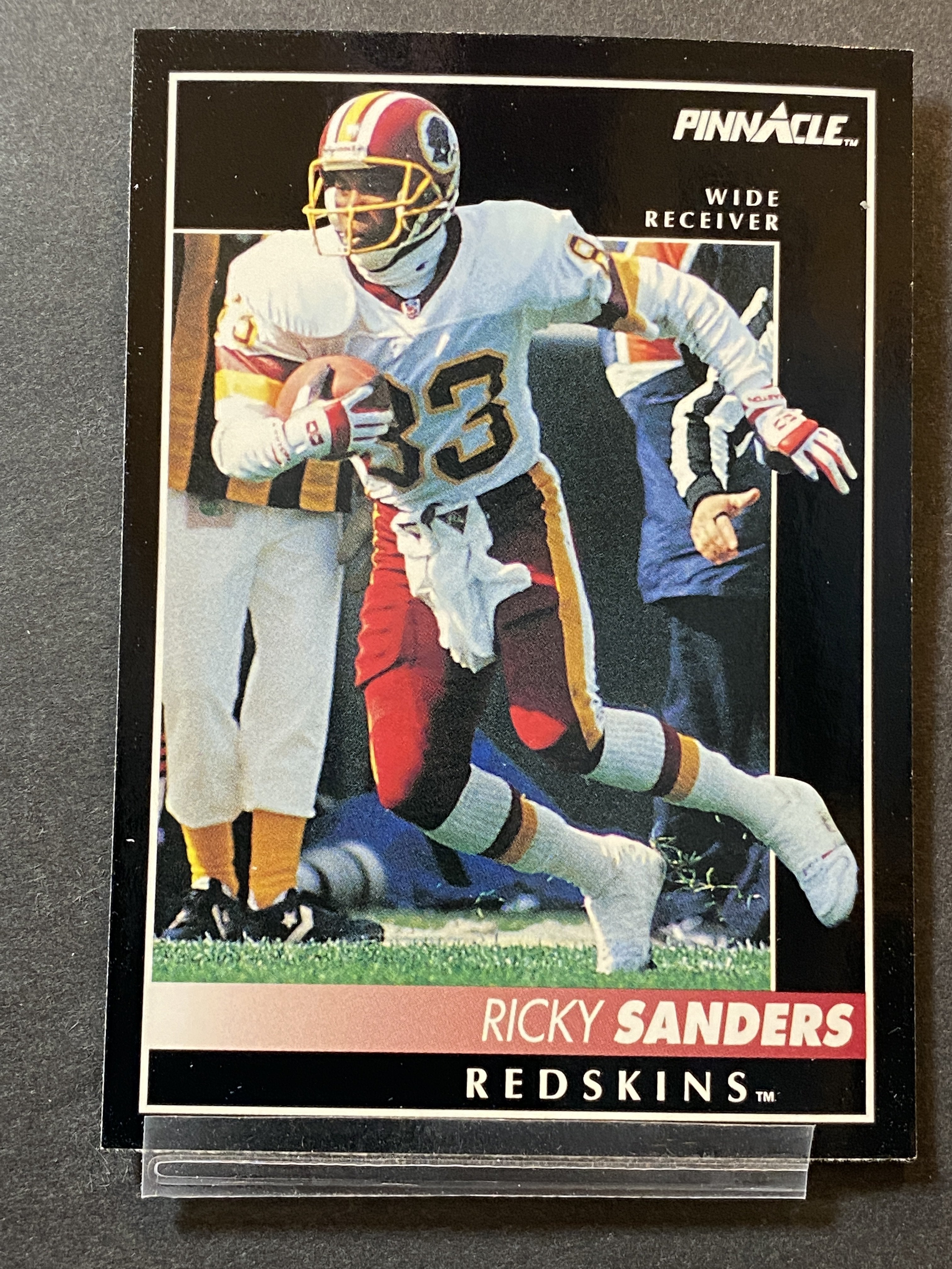 Ricky Sanders 1992 Pinnacle Football Card Washington Football Team