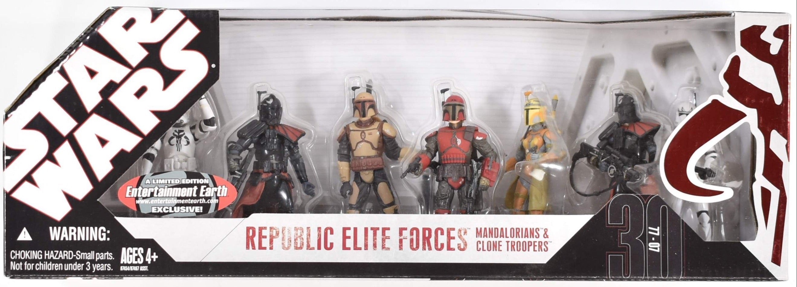 Republic Elites Entertainment Earth Star Wars Mandalorians and Clone Troopers