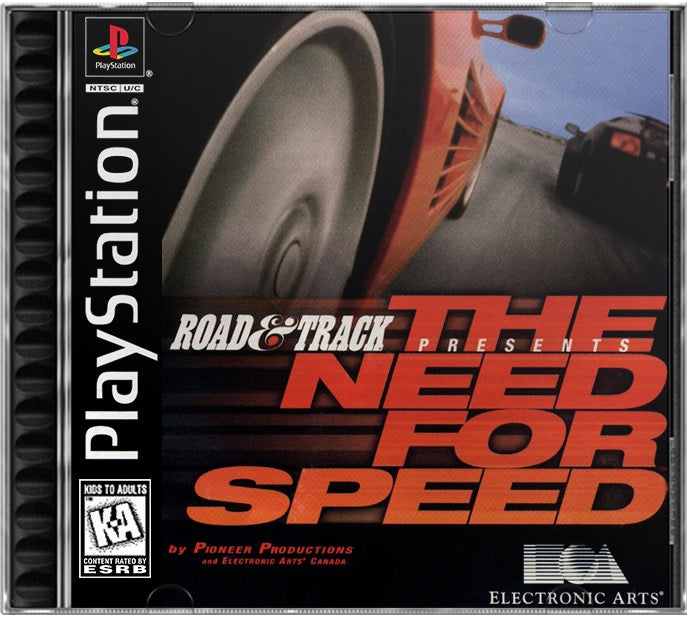 Road & Track Presents - The Need for Speed PS1 Sony Playstation 1 Used Video Game