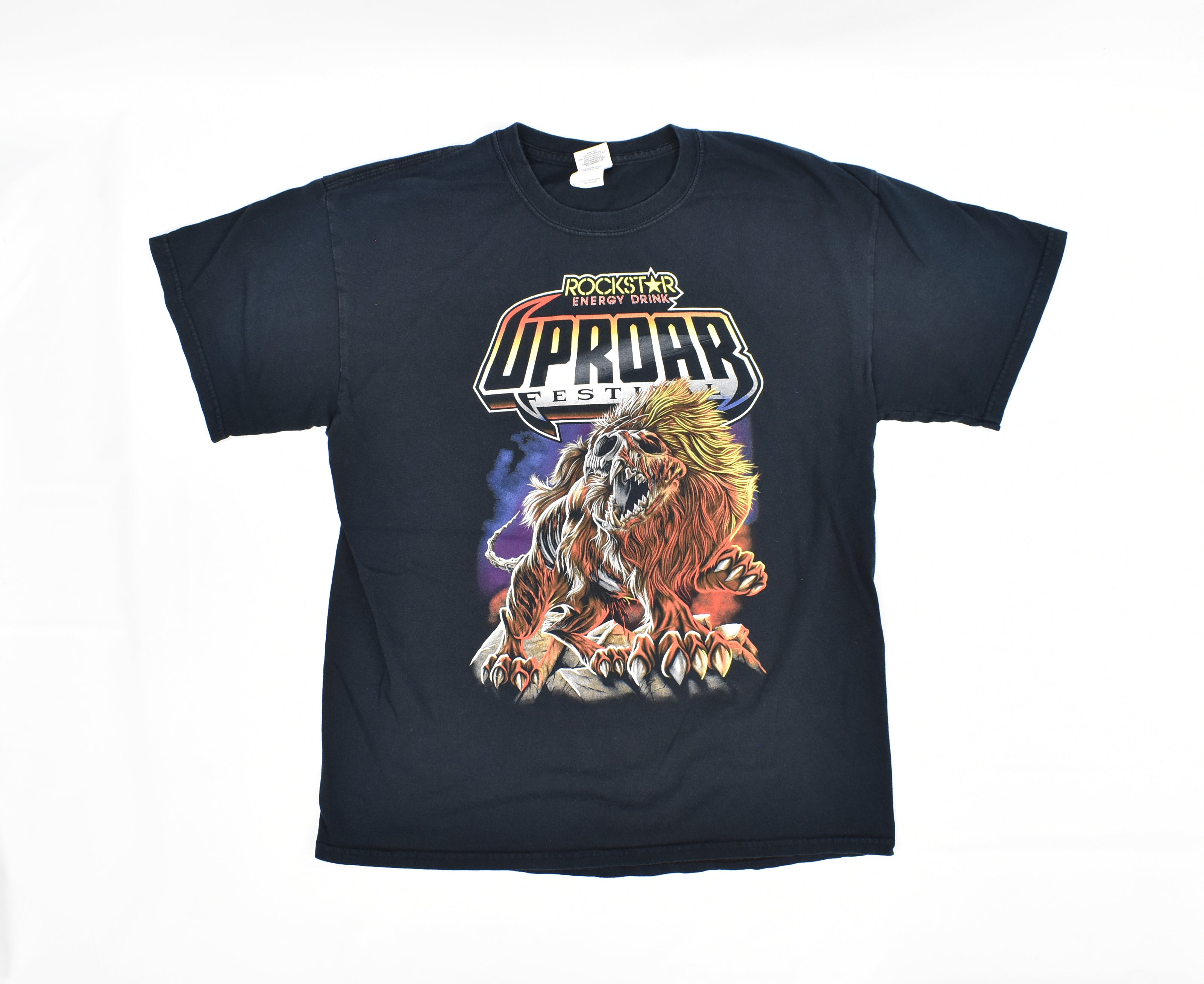 Rockstar energy Uproar Festival T Shirt Exclusive Tee Large