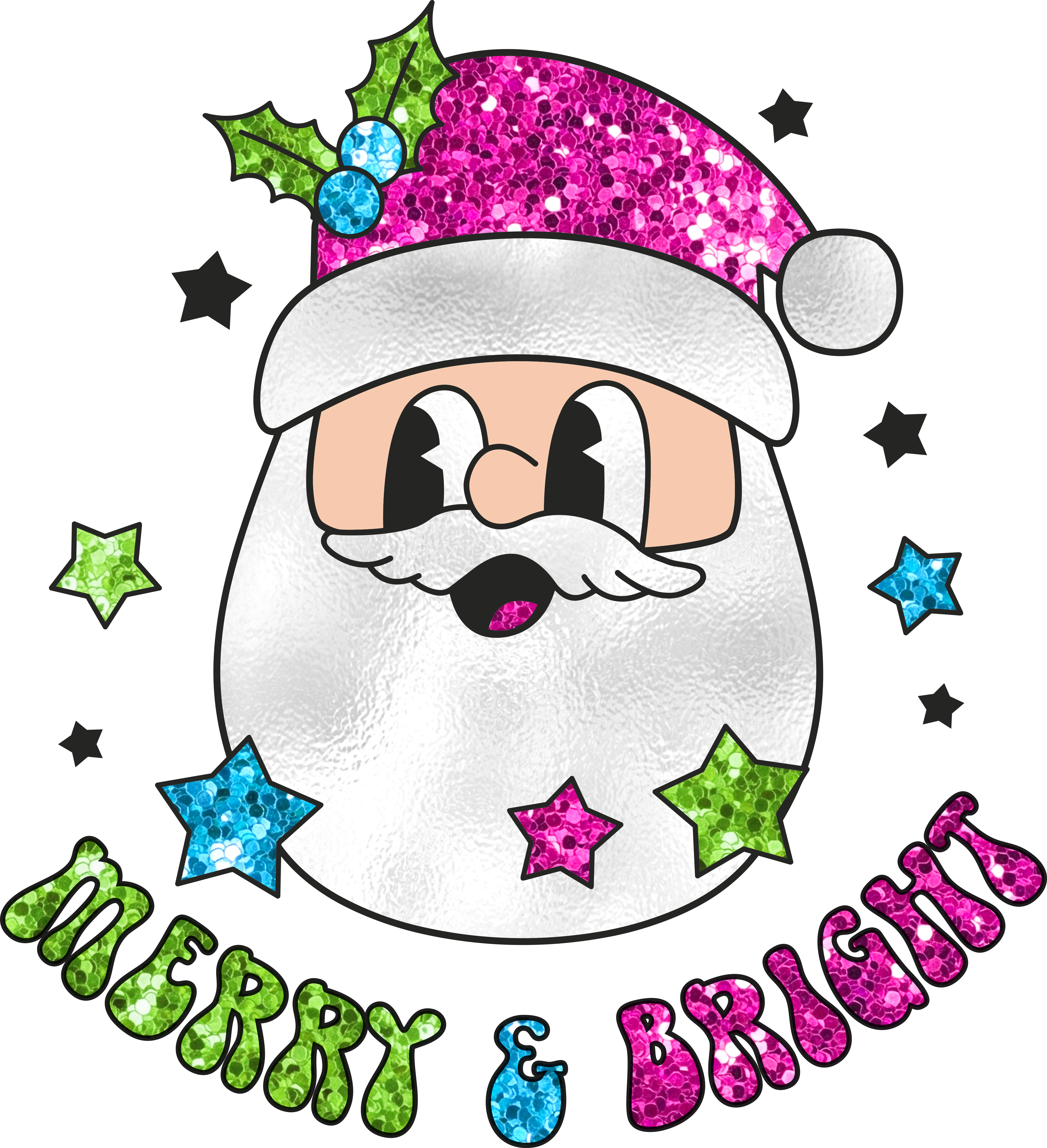 Merry And Bright Santa