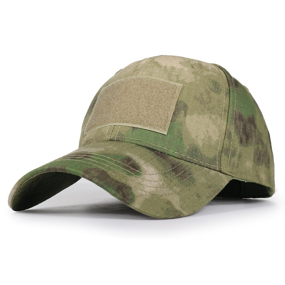Men Multicam Camouflage Hunting Hiking Cap Sport Tactical Military Army Visor Sun Hat Adjustable Snapback Baseball Cap Adult