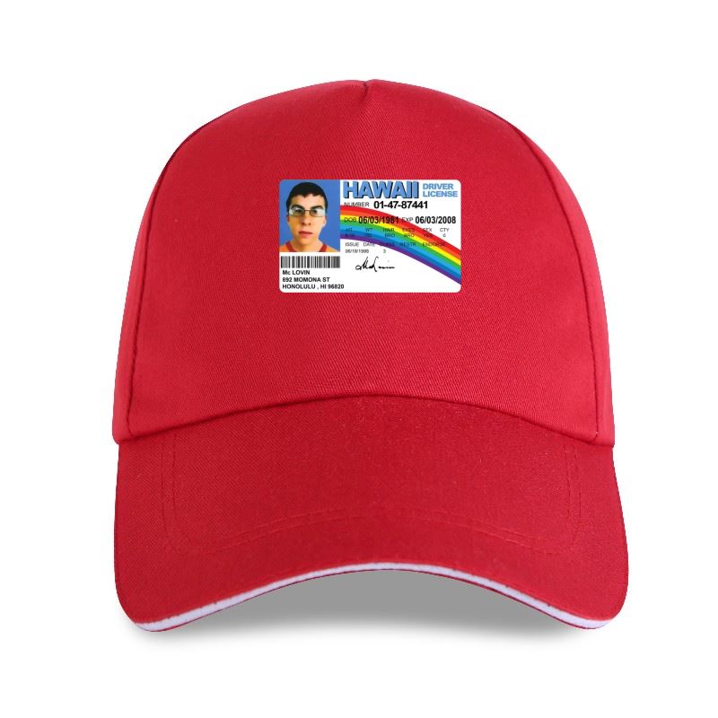 new cap hat  McLovin! Baseball Cap mclovin superbad movie geek nerd hawaii license cheese jonah hill seth