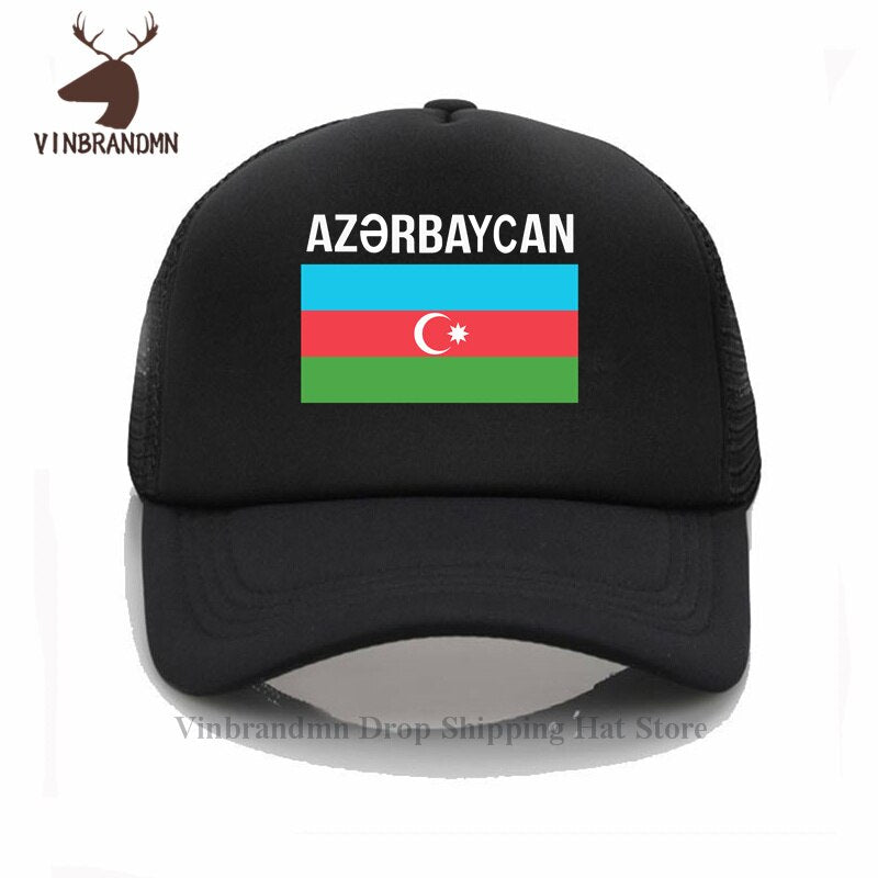 Nation 2022 country AZE outdoor baseball caps Azerbaijan Azerbaijani men women bucket hat new hip hop fishing hats sporting hats