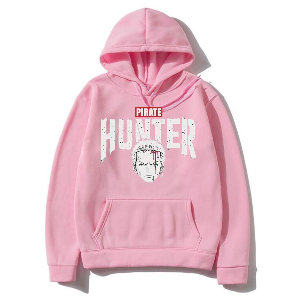 New Sale Anime Roronoa Zoro Pirate Hunter Print Hoodie Fashion Mens Manga Hoodies Sweatshirt Men Women Casual Loose Sweatshirt