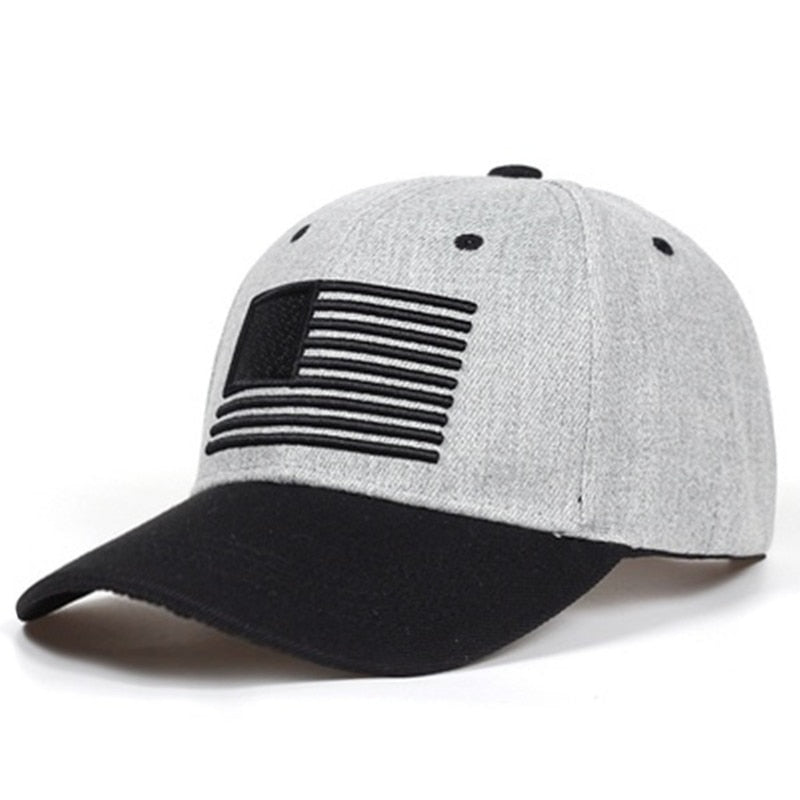 New Fashion Cotton Baseball Cap Bone Men Tactical Army Military Dad Hat American USA Flag Hip Hop Hat Sport Trucker Caps gorras