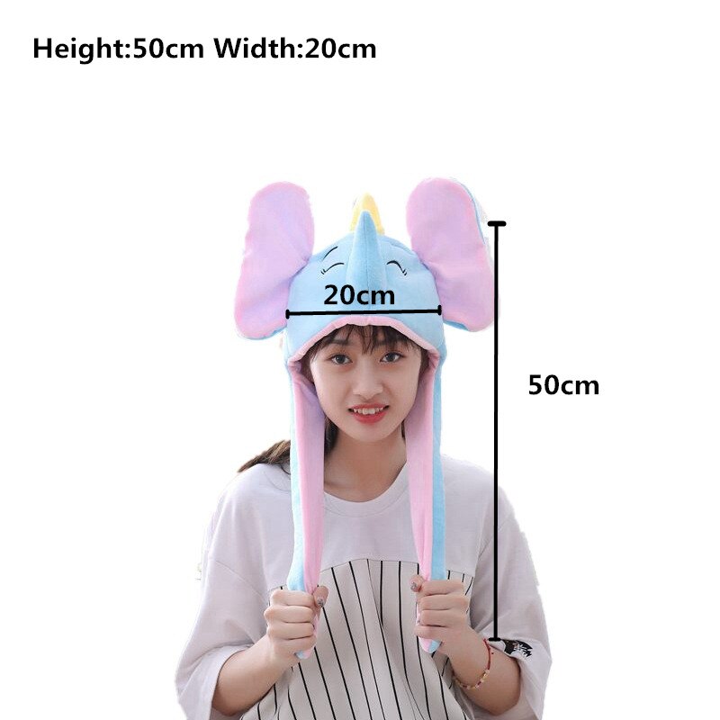 Long Leck White Goose Hat Carton Plush Carnival Animal Cap for Adult and Children April Fools' Day Party Joke Tricky Funny Hat