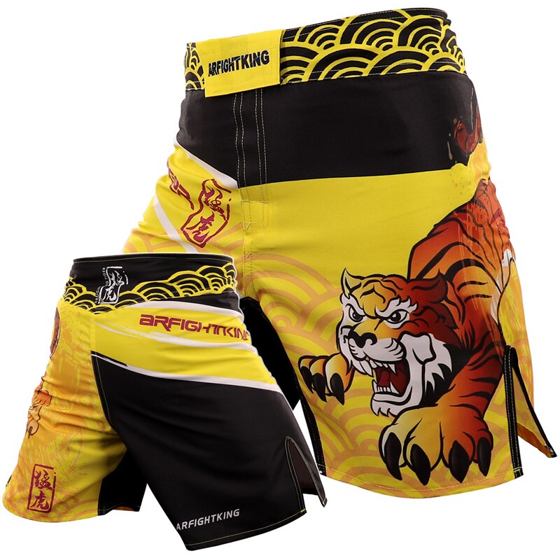 Muay Thai Boxing Shorts for Men Women Kids Snake pattern Kickboxing Fighting MMA Trunks Sanda Grappling Bjj Running Sports  Pant