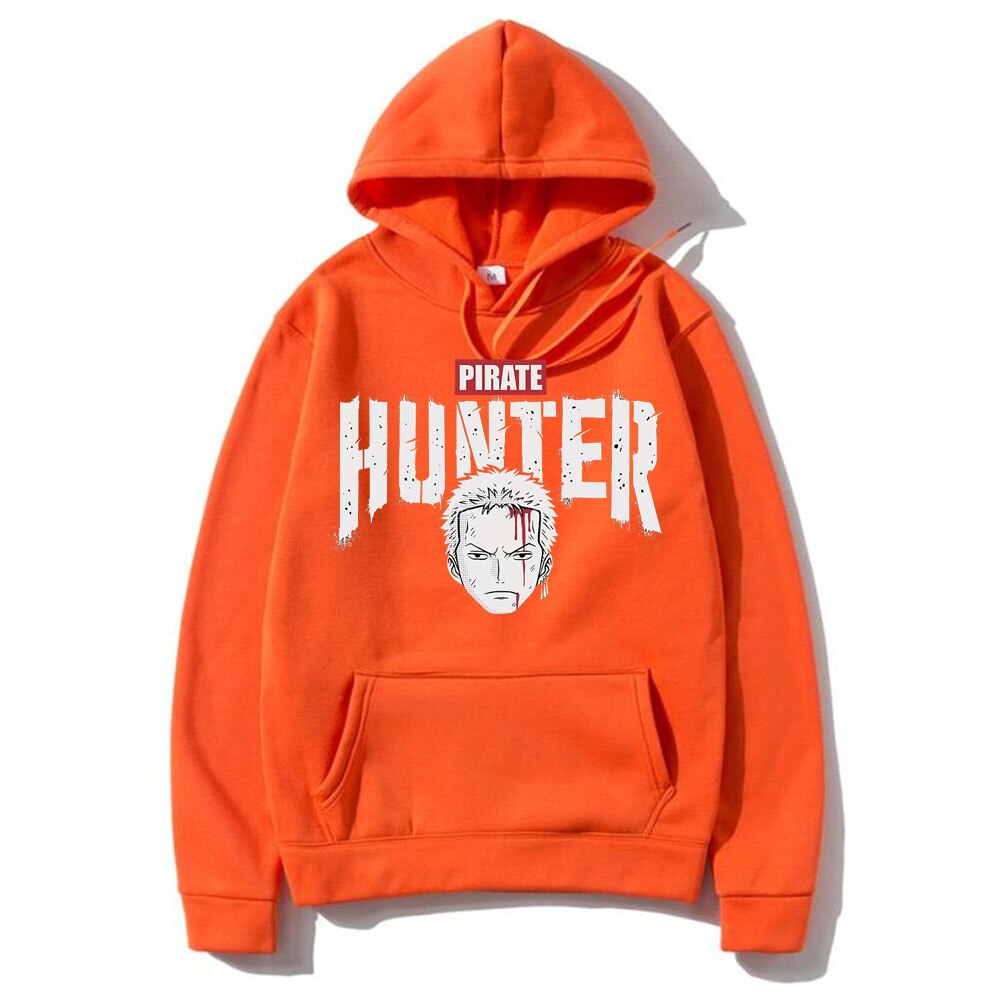 New Sale Anime Roronoa Zoro Pirate Hunter Print Hoodie Fashion Mens Manga Hoodies Sweatshirt Men Women Casual Loose Sweatshirt