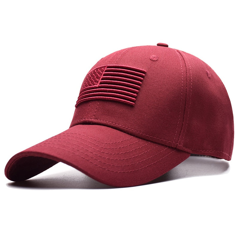 New Fashion Cotton Baseball Cap Bone Men Tactical Army Military Dad Hat American USA Flag Hip Hop Hat Sport Trucker Caps gorras